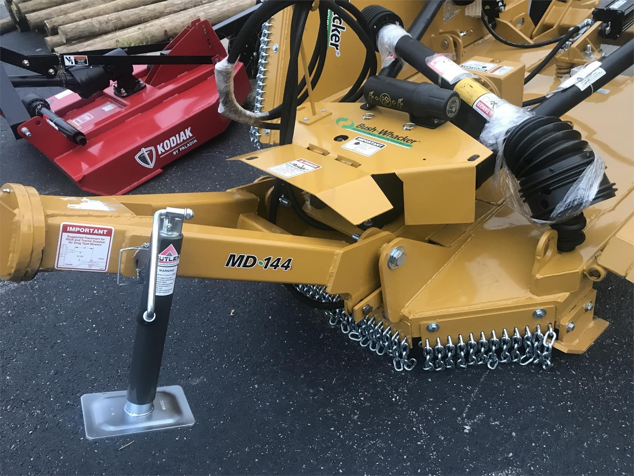 2023 BushWhacker MD144 Rotary Cutter Call Machinery Pete