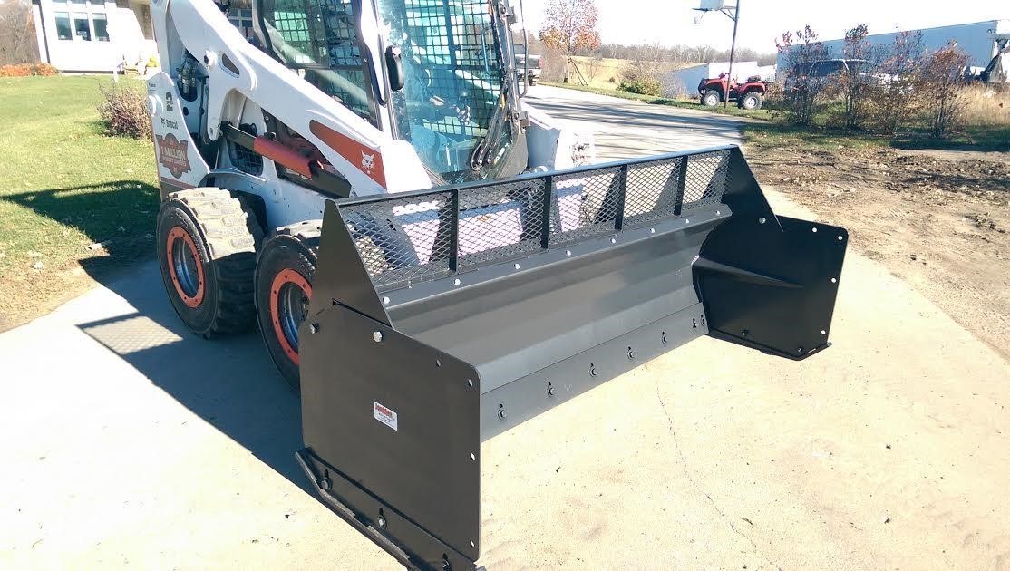 Jenkins 10' HIGH VOLUME SCREEN FOR SNOW PUSHER Loader and Skid Steer