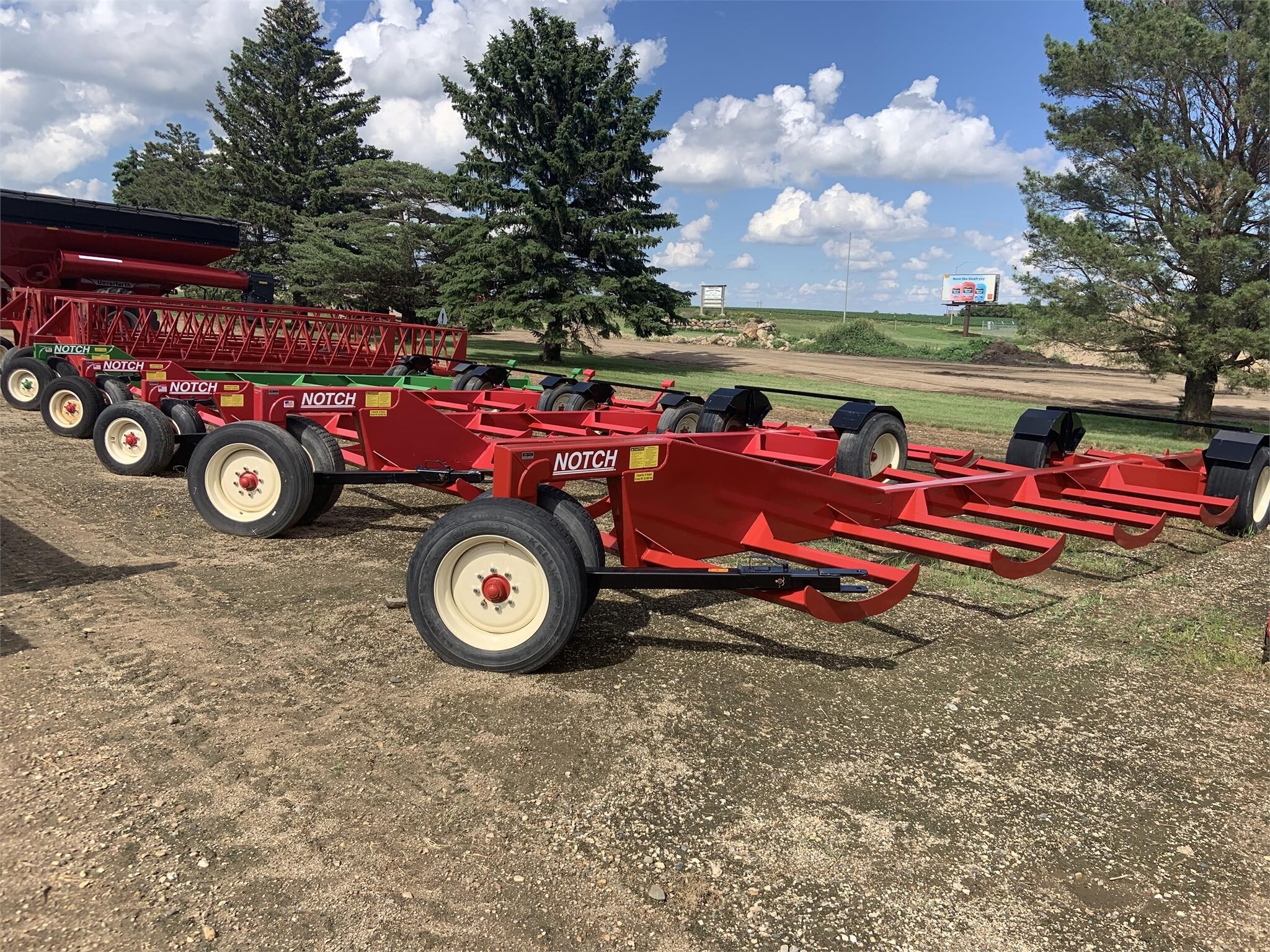 2025 Notch 8BT Bale Wagons and Trailer