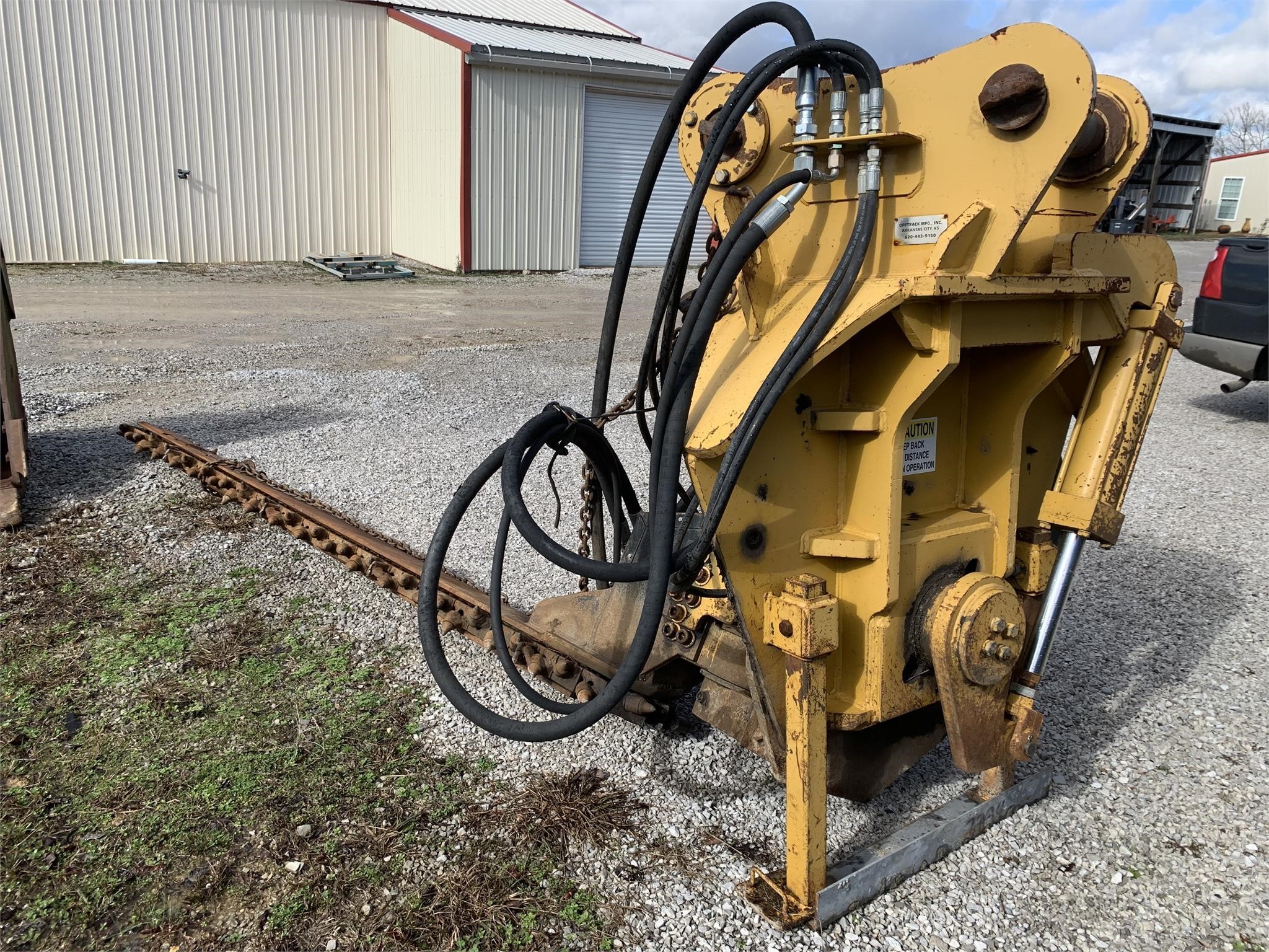 OFFTRACK MFG 13’ BALLAST ROCK UNDERCUTTER Rock Picker 30,000 Machinery Pete