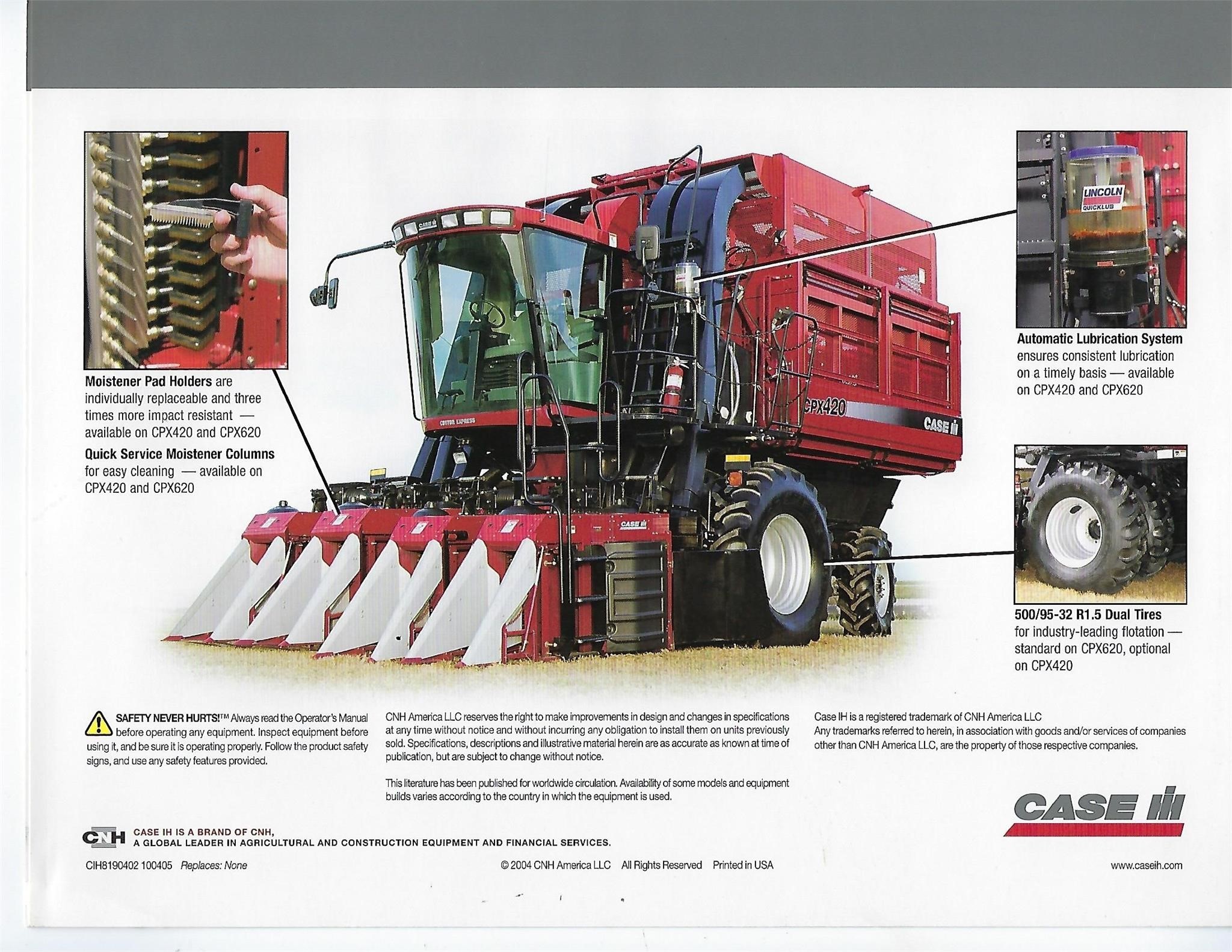 2006 Case IH CPX620 Cotton Equipment