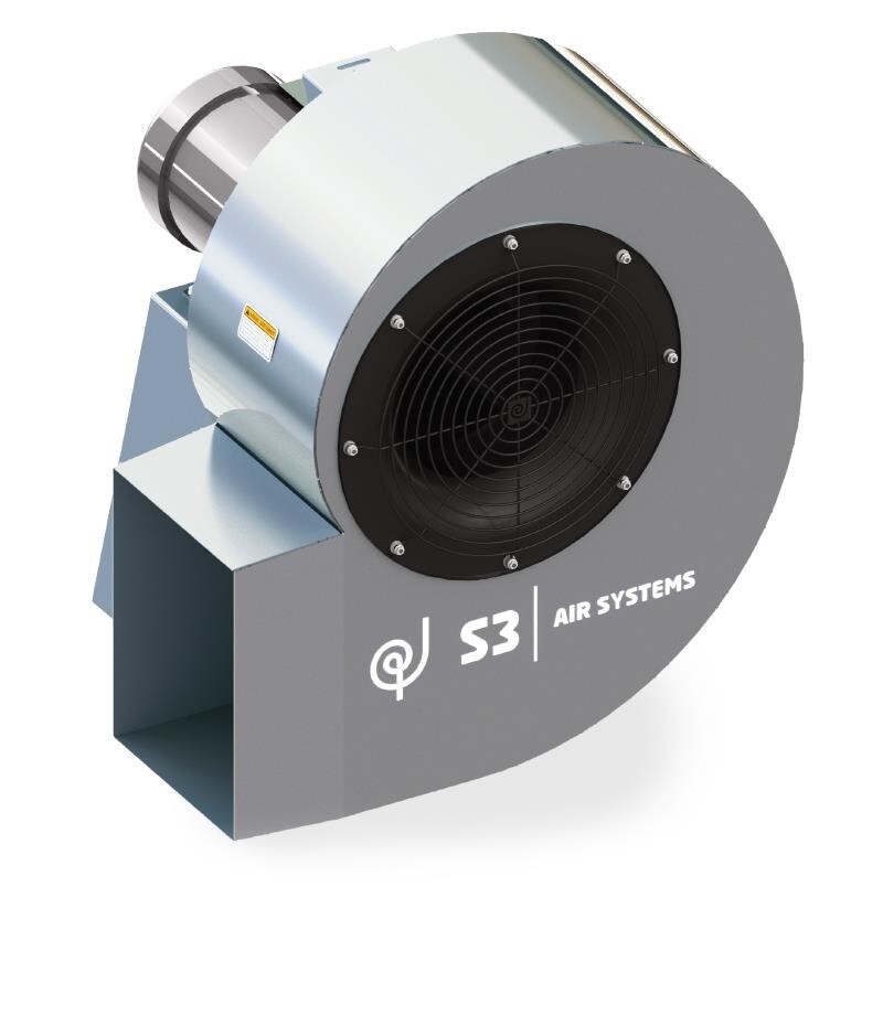  S3 Air Systems Full Speed Centrifugal 7.5HP Grain Dryer