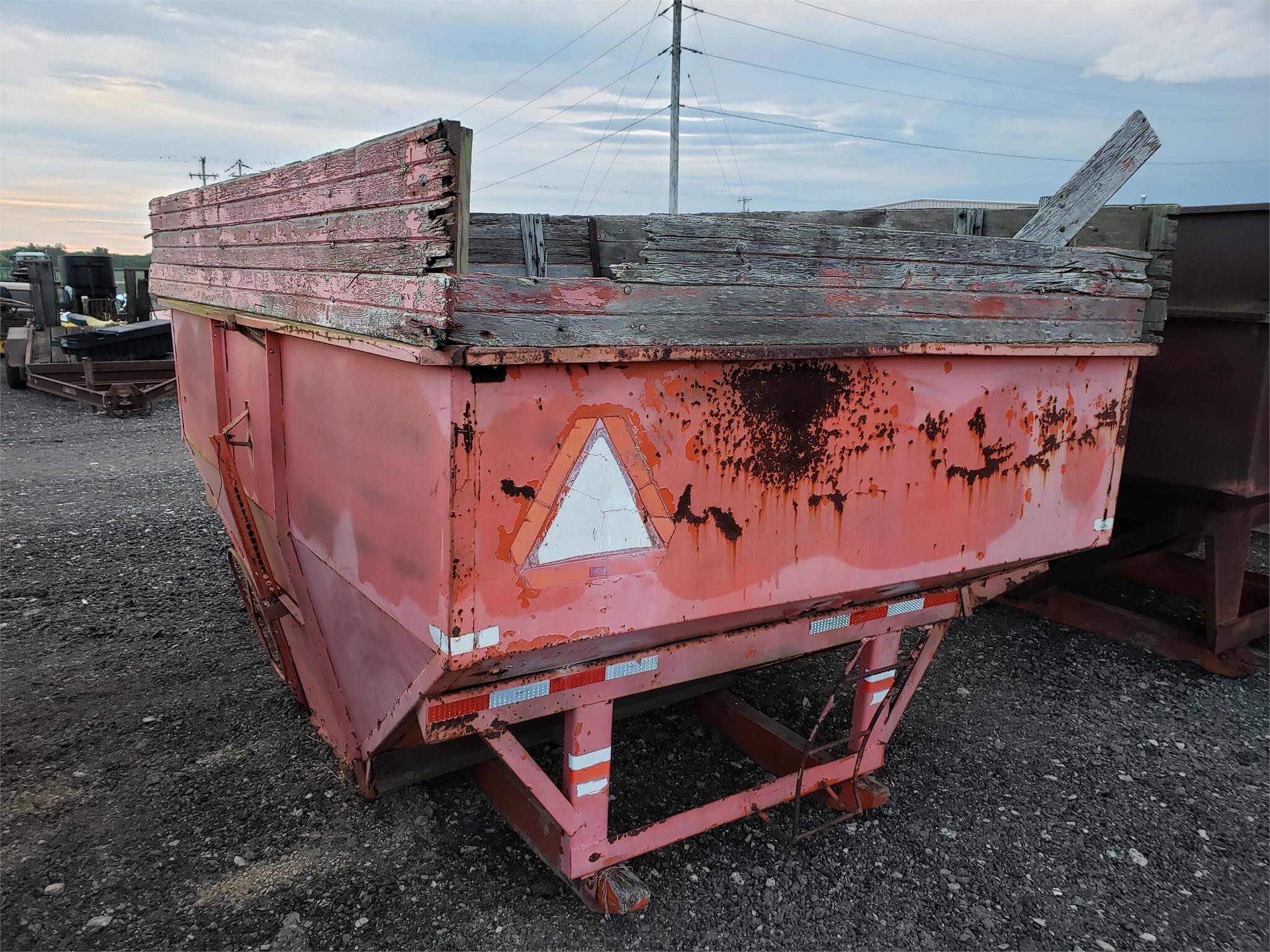  Custom Made 7X10 Gravity Wagon