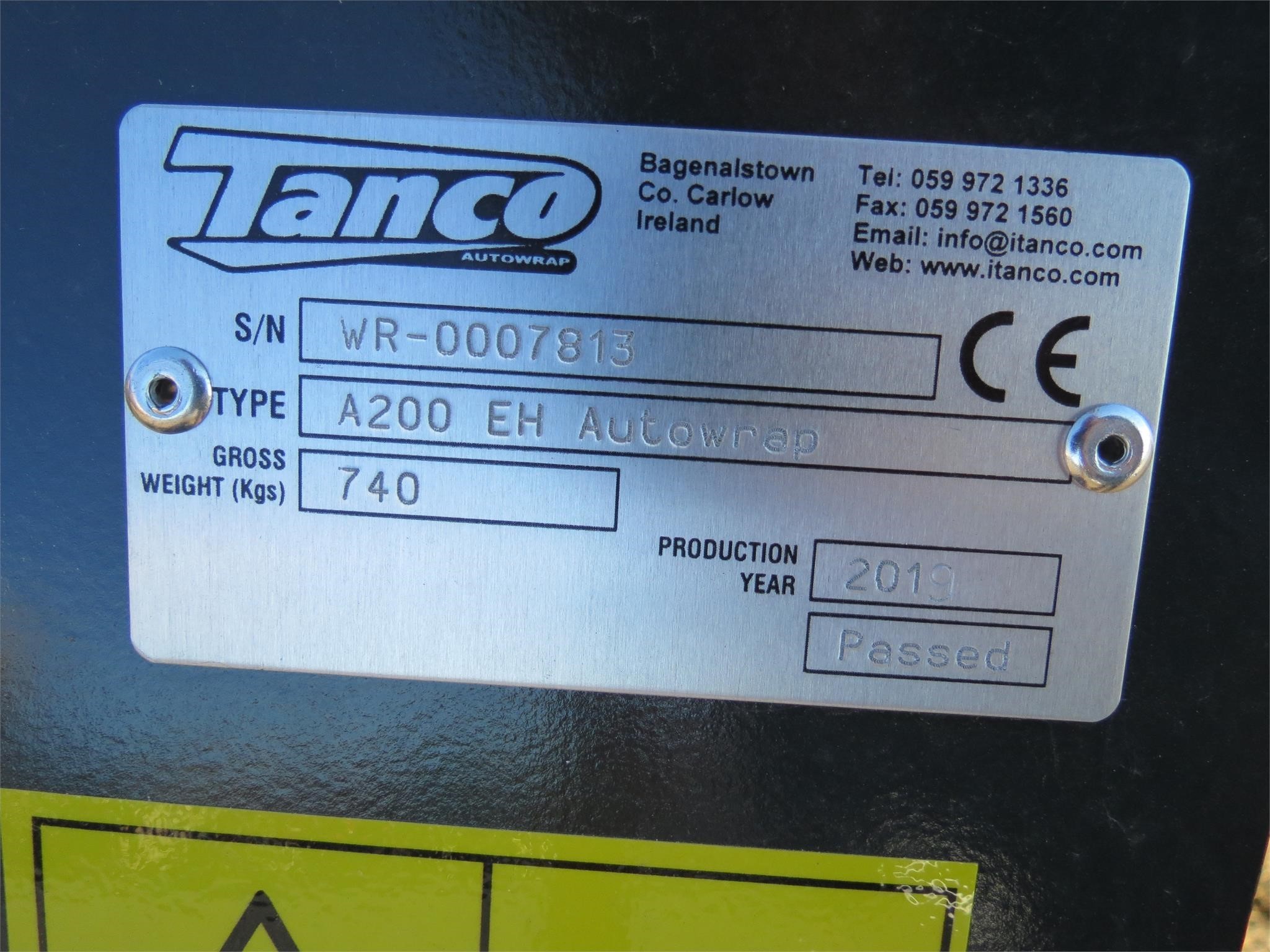2025 Tanco A200EH Bale Wrapper