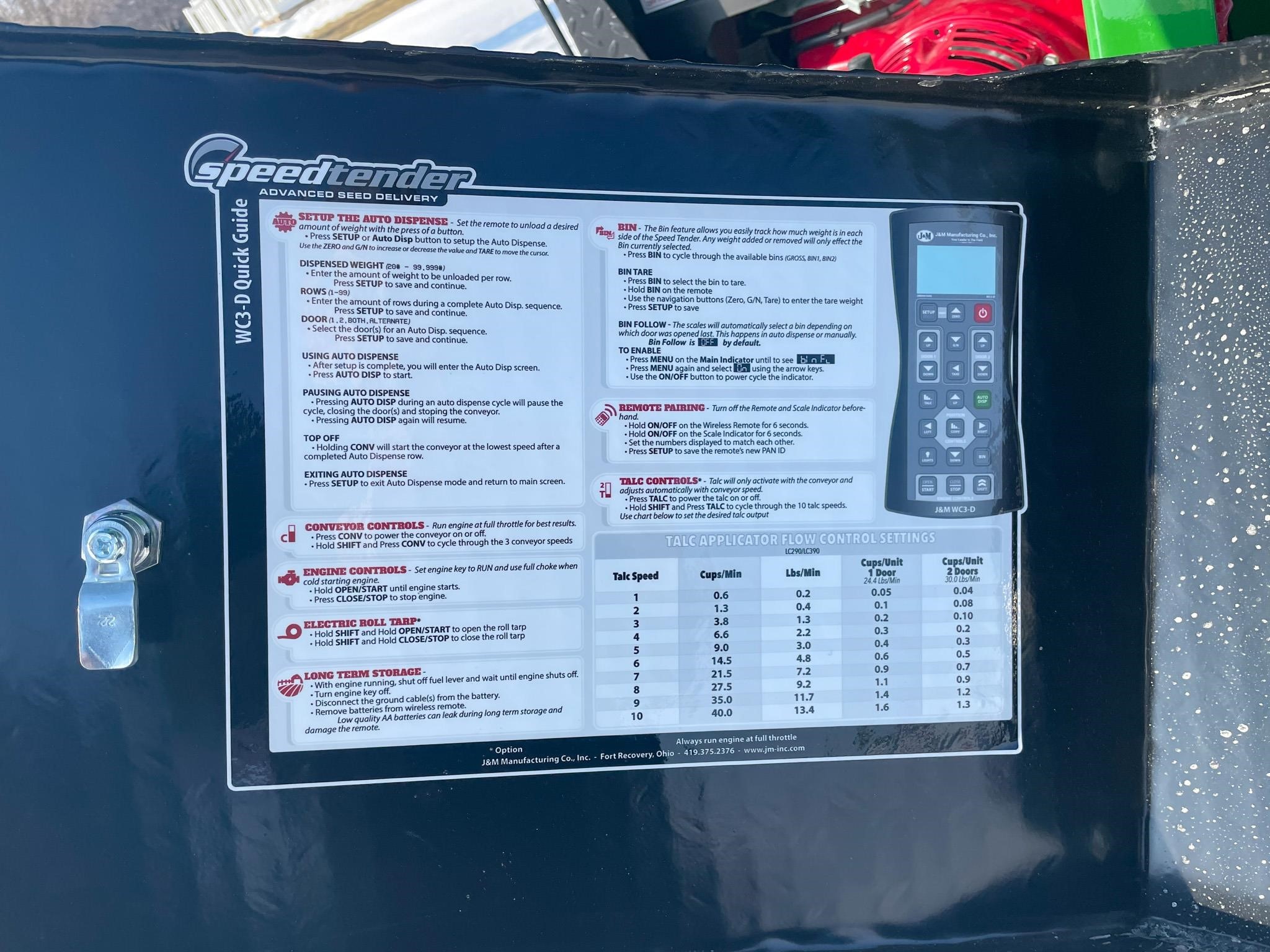 2025 J&M LC390 Seed Tender