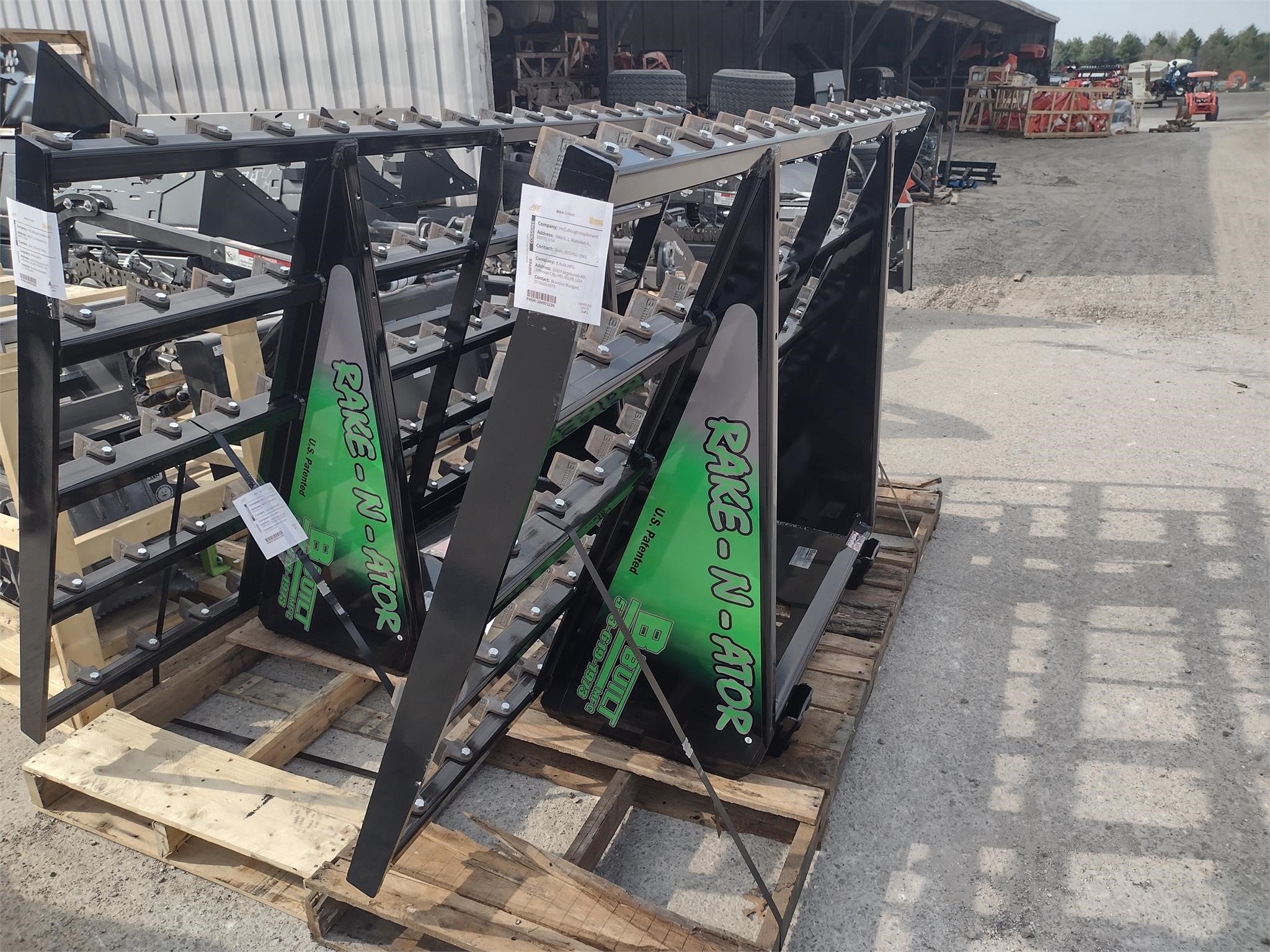 2021 B-BUILT MFG RAKE-N-ATOR Loader and Skid Steer Attachment - $Call ...