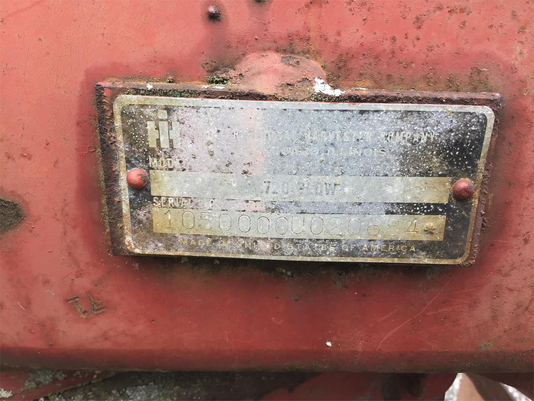  International Harvester 720 Plow