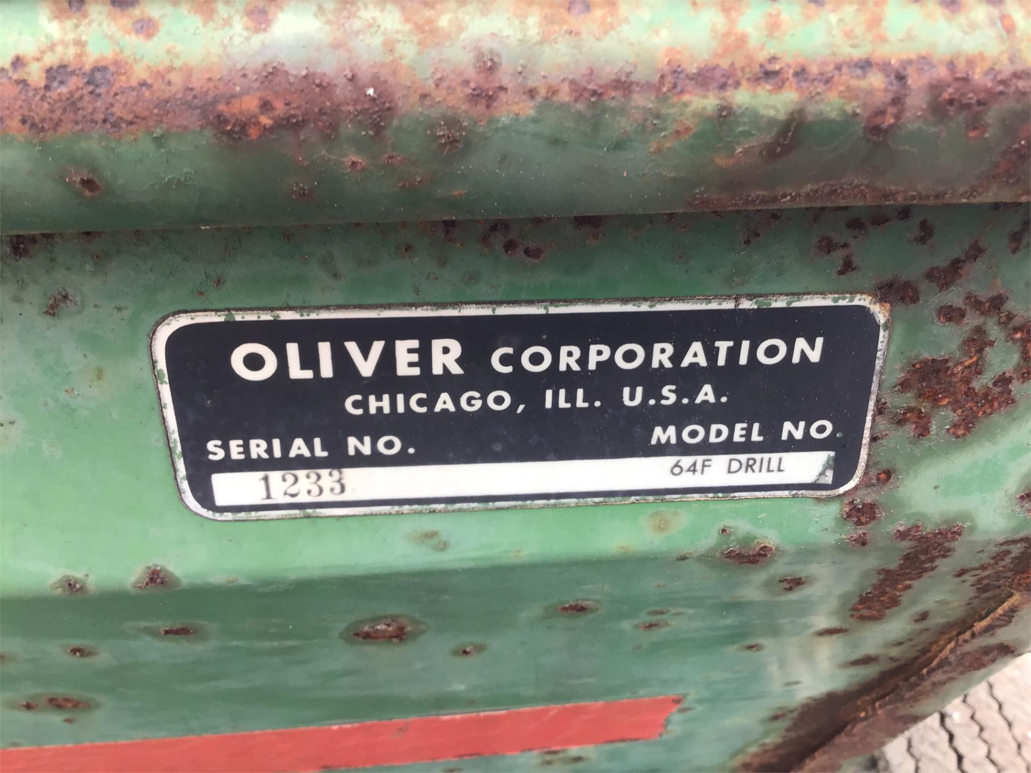  Oliver 64F Drill