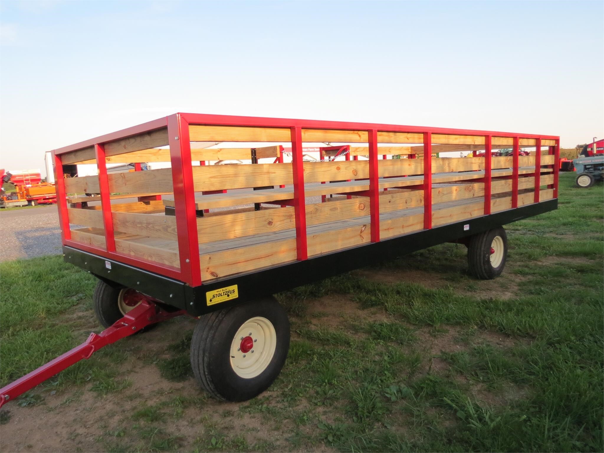 2025 Stoltzfus 8.5x20 Bale Wagons and Trailer