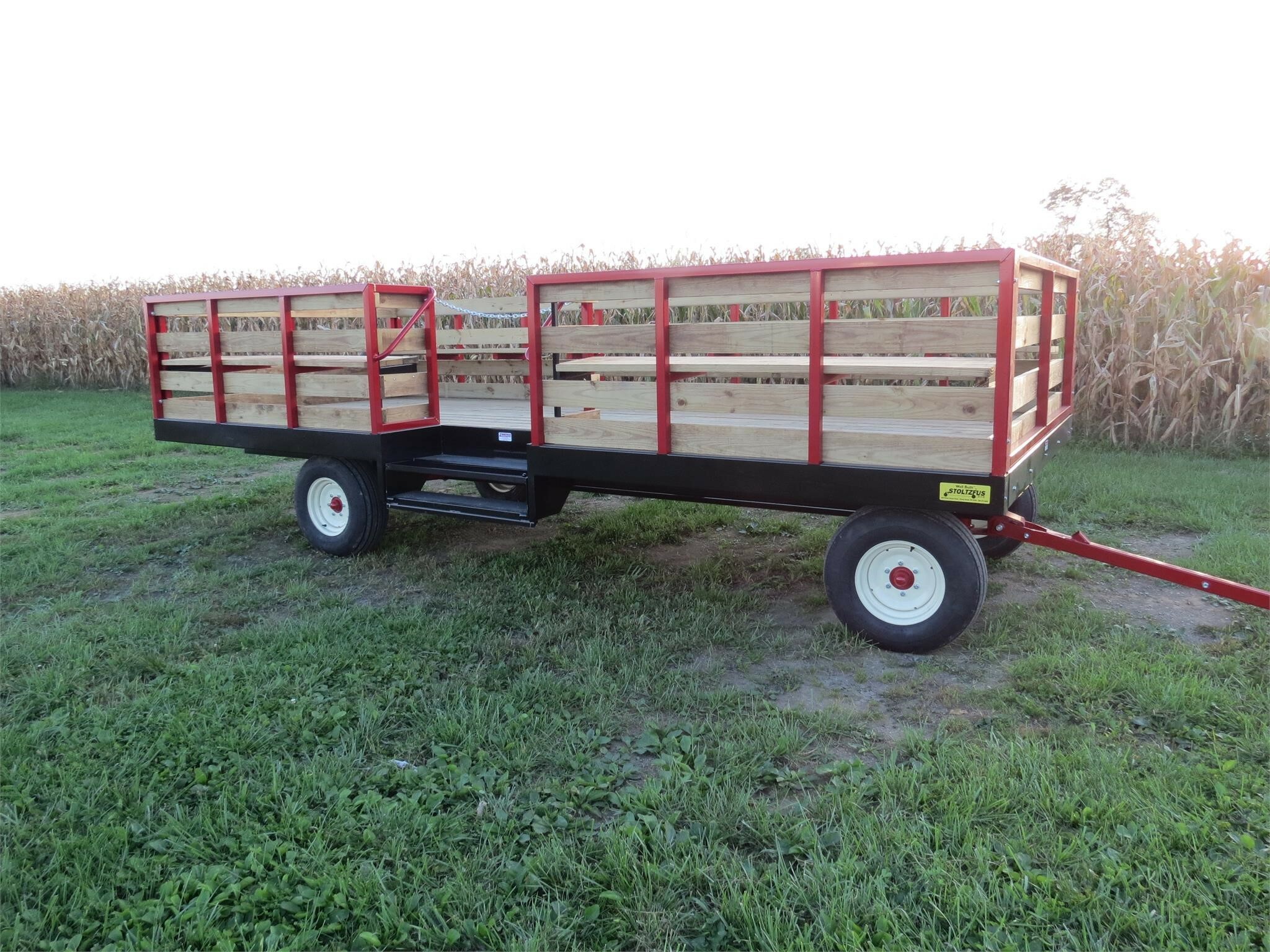2025 Stoltzfus 8.5x20 Bale Wagons and Trailer