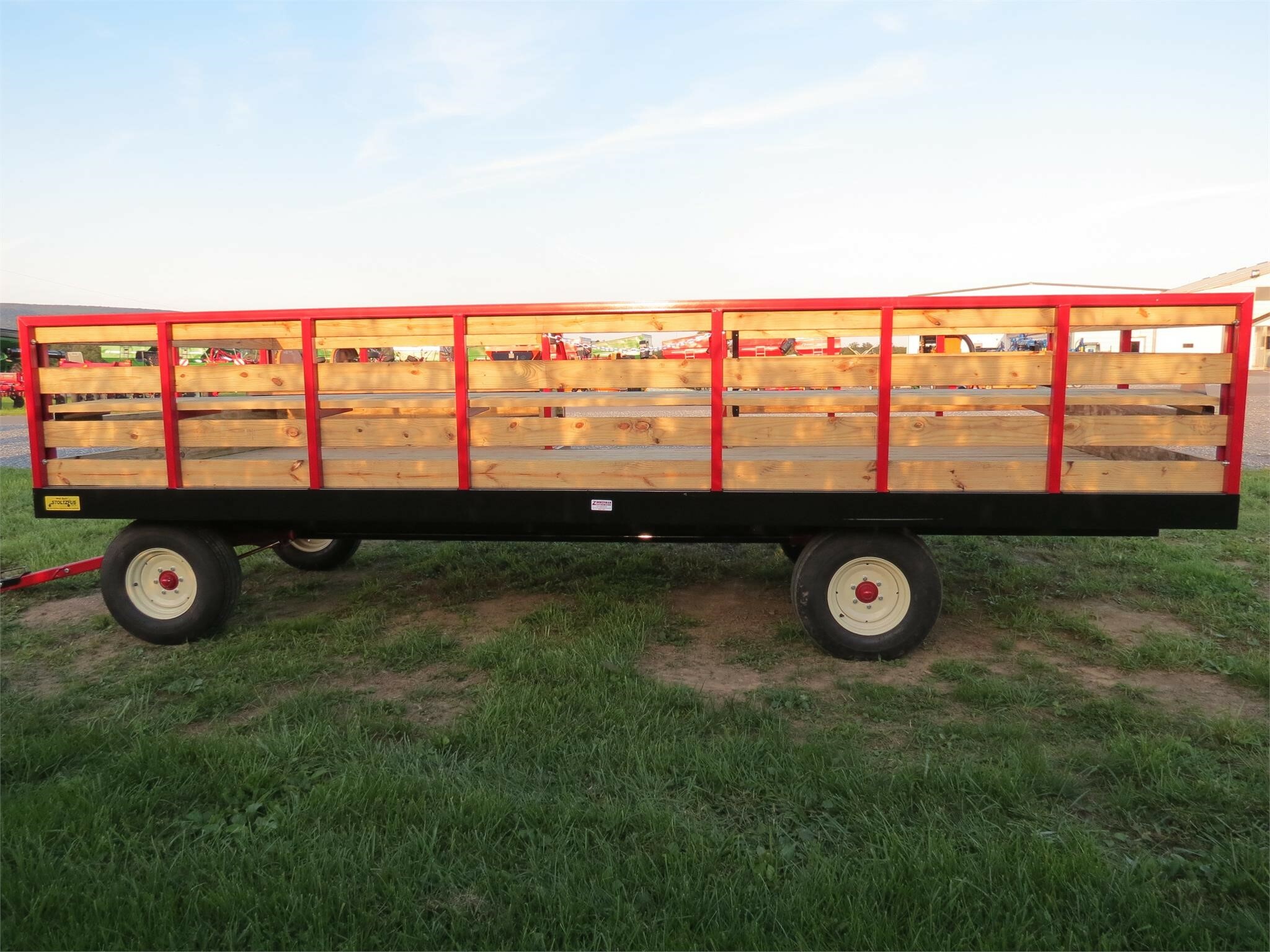 2025 Stoltzfus 8.5x20 Bale Wagons and Trailer