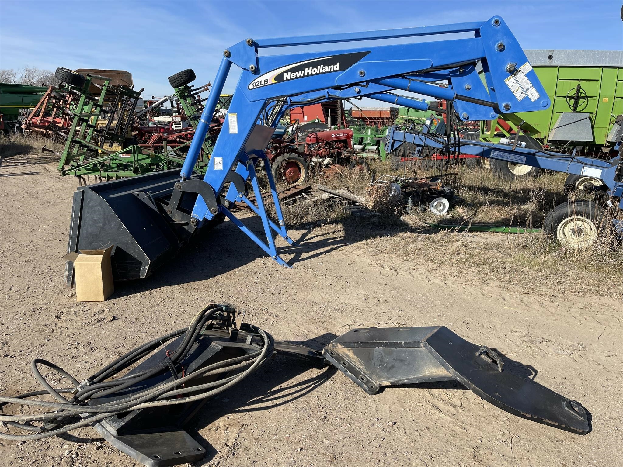New Holland 92LB Front End Loader 8,950 Machinery Pete