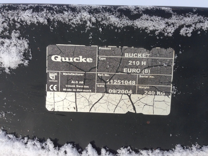 2004 Alo-Quicke 210H Loader and Skid Steer Attachment