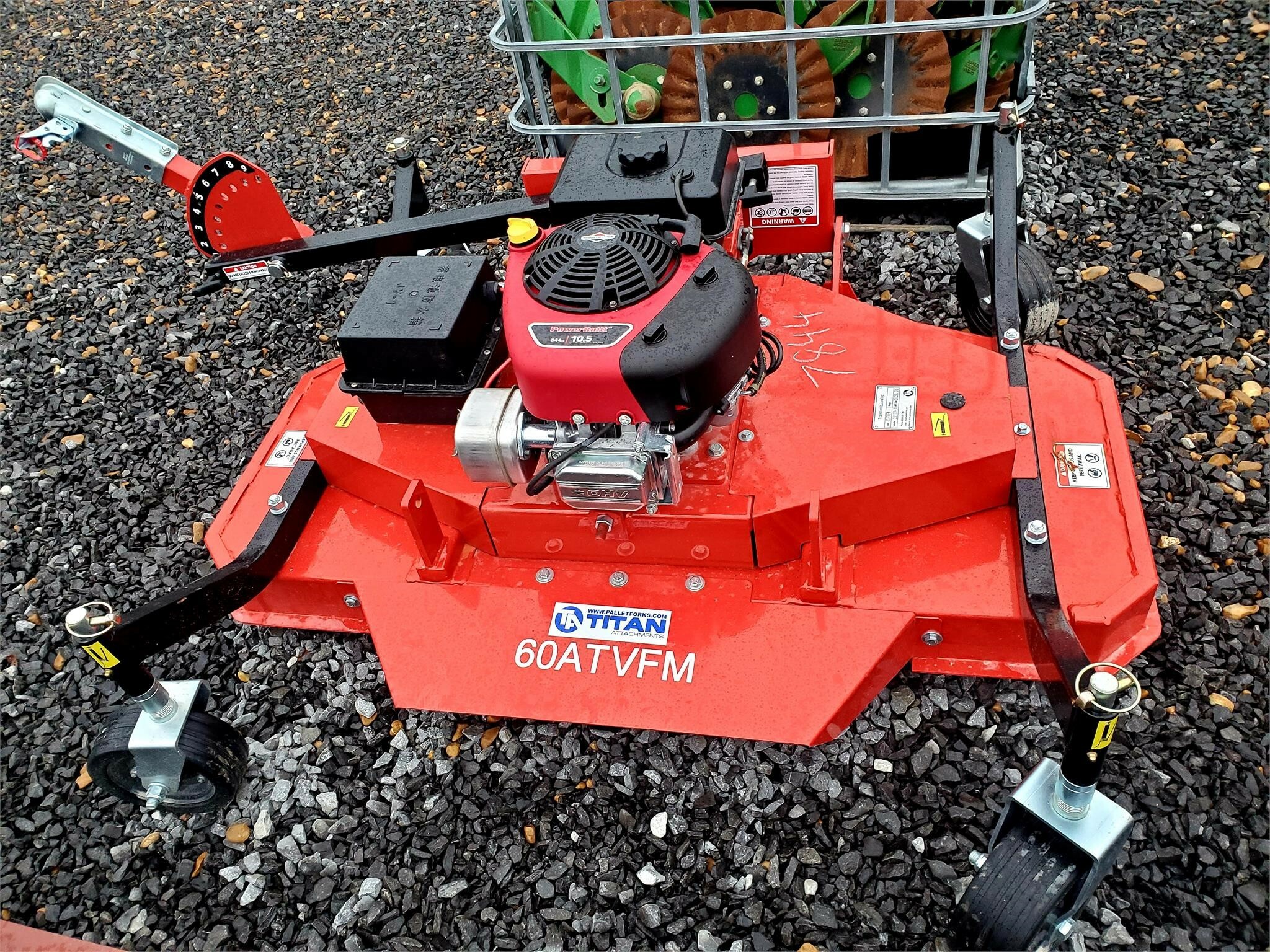 Titan Attachments 60ATVFM Rotary Cutter 1,450 Machinery Pete