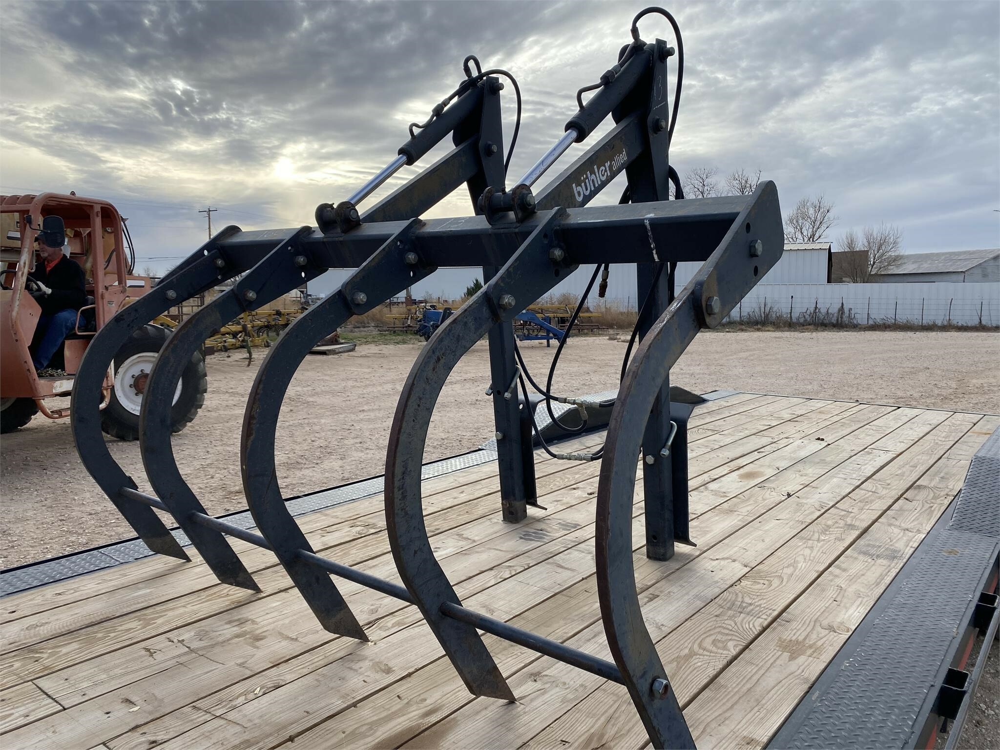 Buhler Allied Grapple Loader and Skid Steer Attachment Call