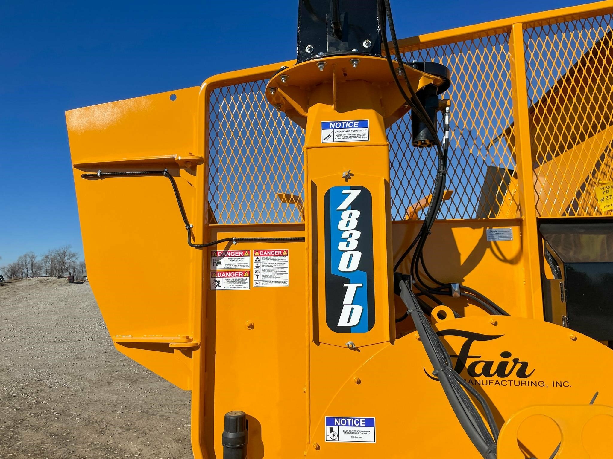 2026 Fair Mfg 7830TD Bale Processor