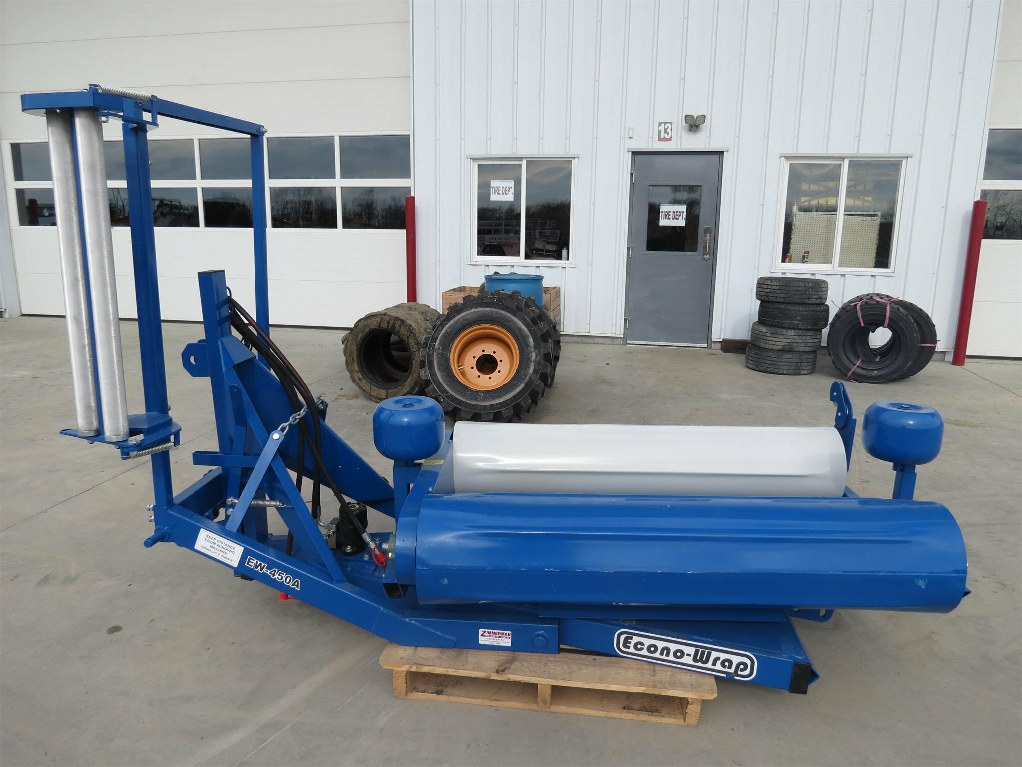 2022 EconoWrap EW450S Bale Wrapper 4,350 Machinery Pete
