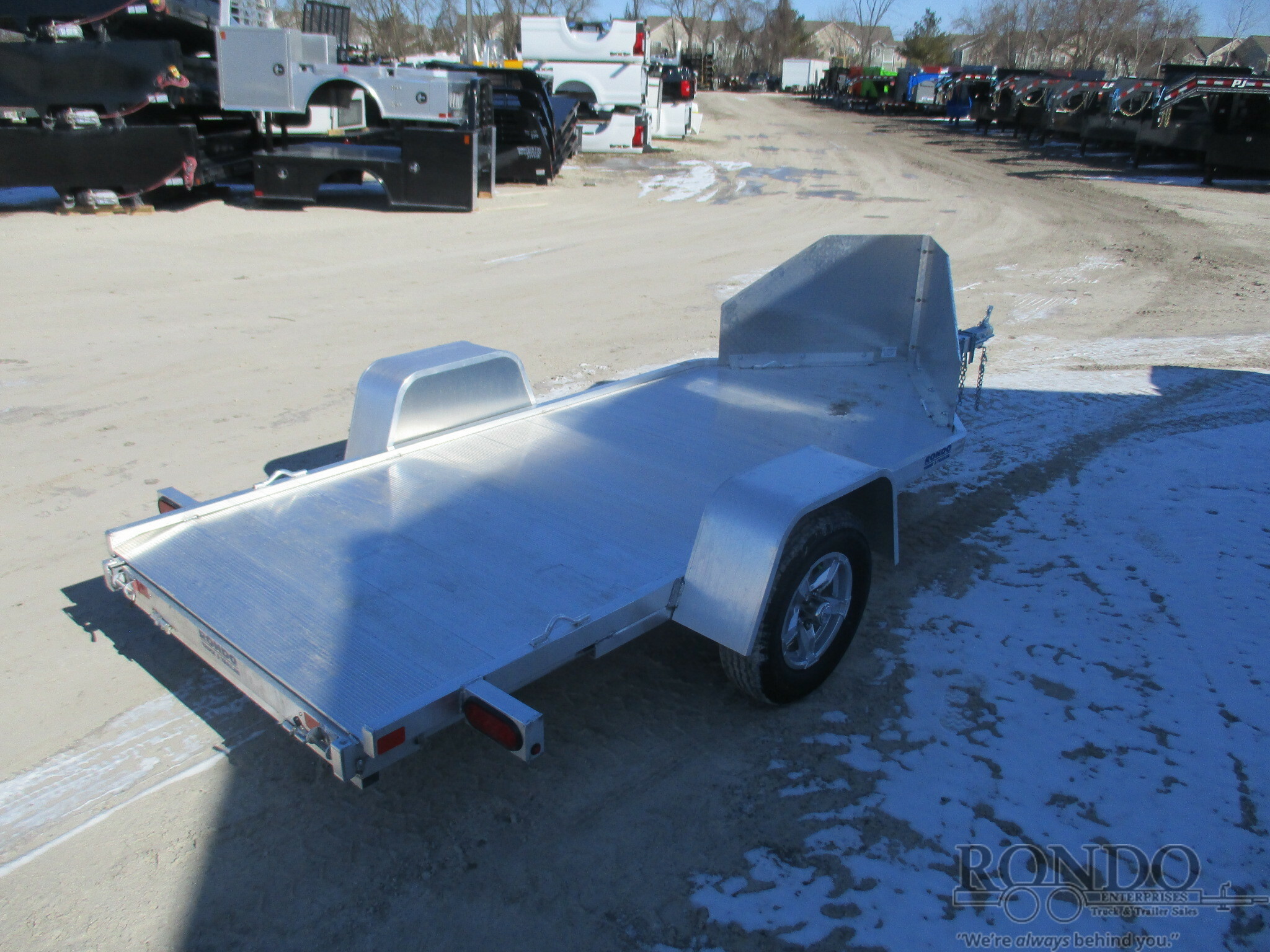 2023 Aluma MC10SR Flatbed Trailer Call Machinery Pete