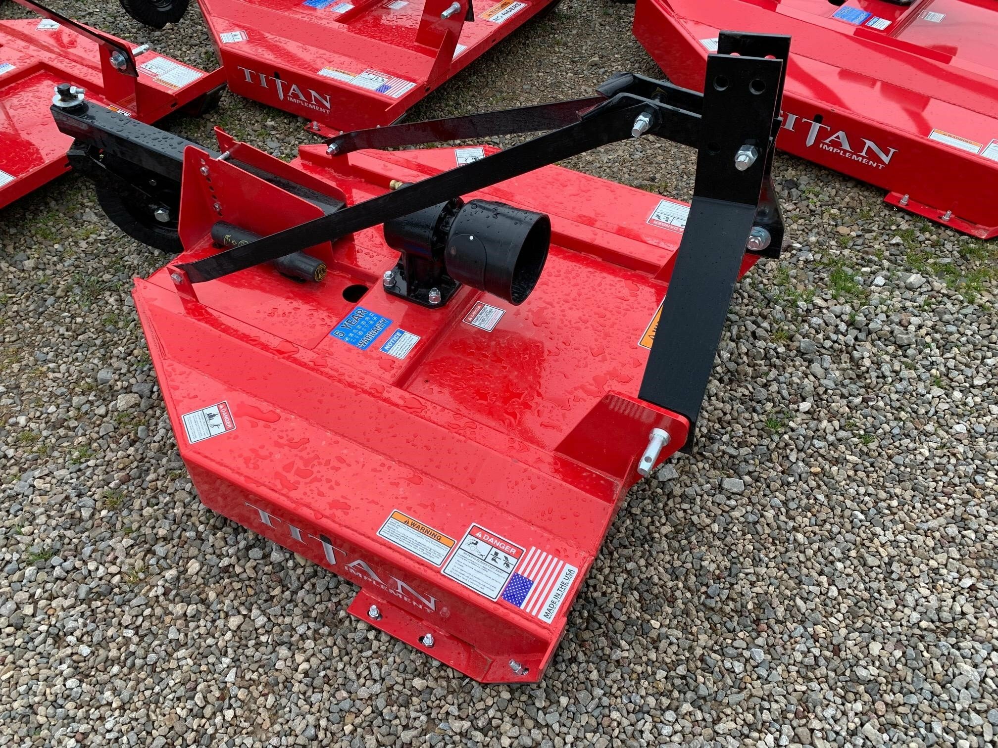 2023 Titan Attachments 1204 Rotary Cutter 1,390 Machinery Pete