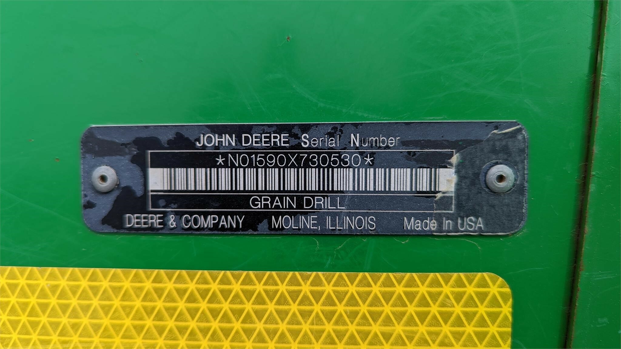 John Deere 1590 Drill 35,000 Machinery Pete
