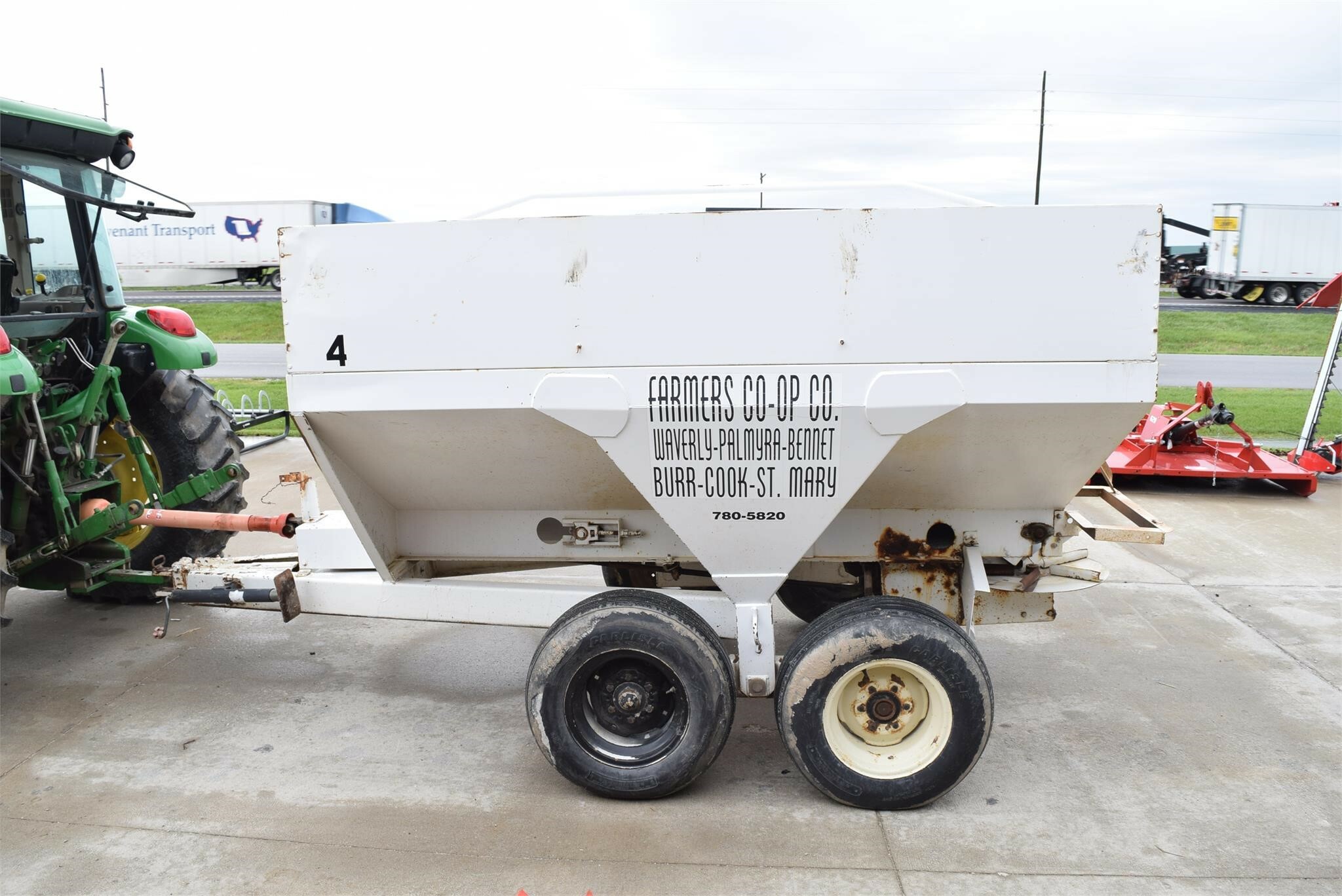 Dempster 560D PullType Fertilizer Spreader 5,000 Machinery Pete