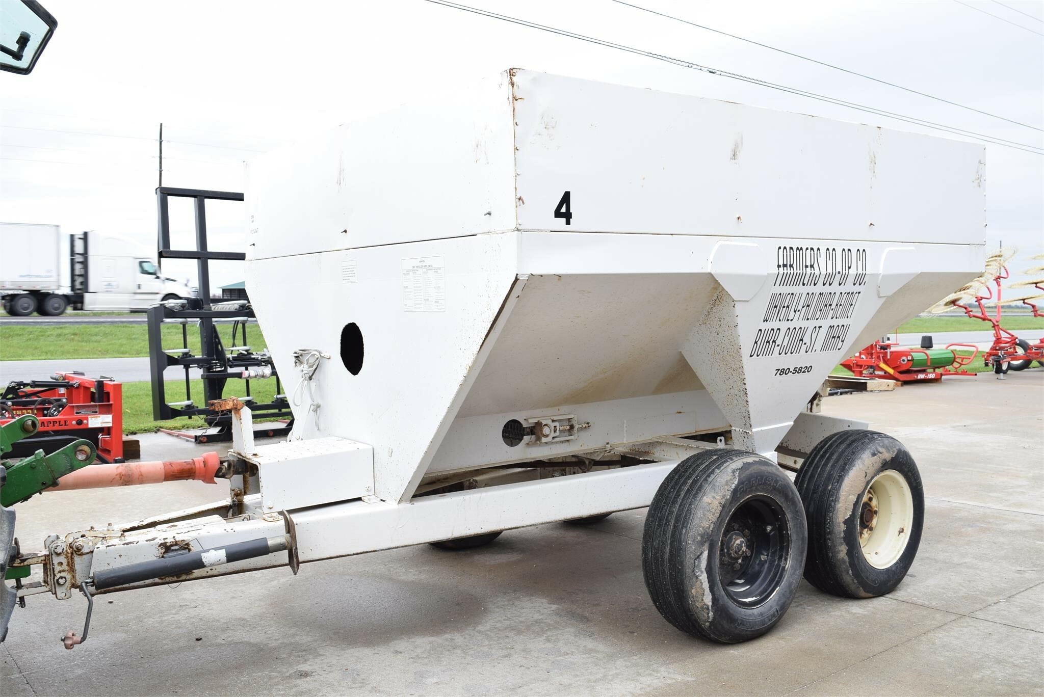 Dempster 560D PullType Fertilizer Spreader 5,000 Machinery Pete