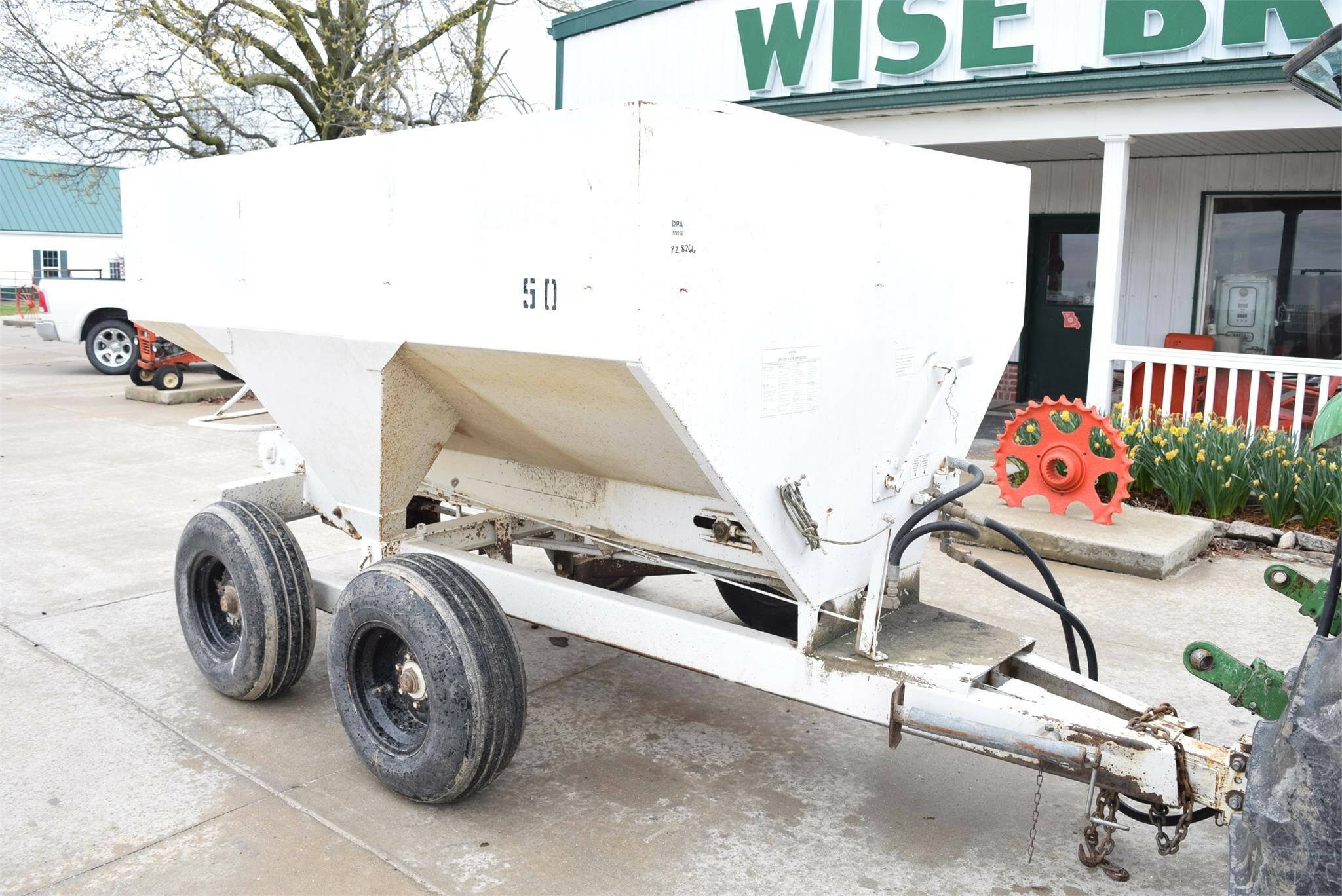 Dempster 560D PullType Fertilizer Spreader 5,000 Machinery Pete