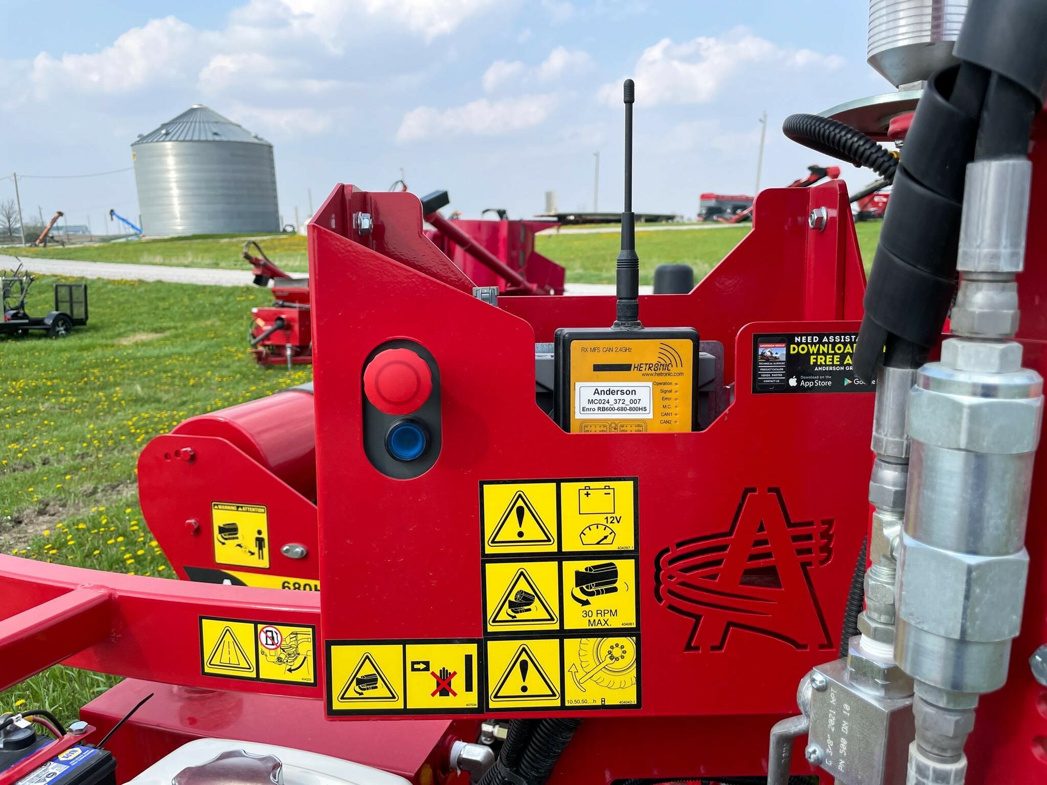 2026 Anderson RB680 Bale Wrapper