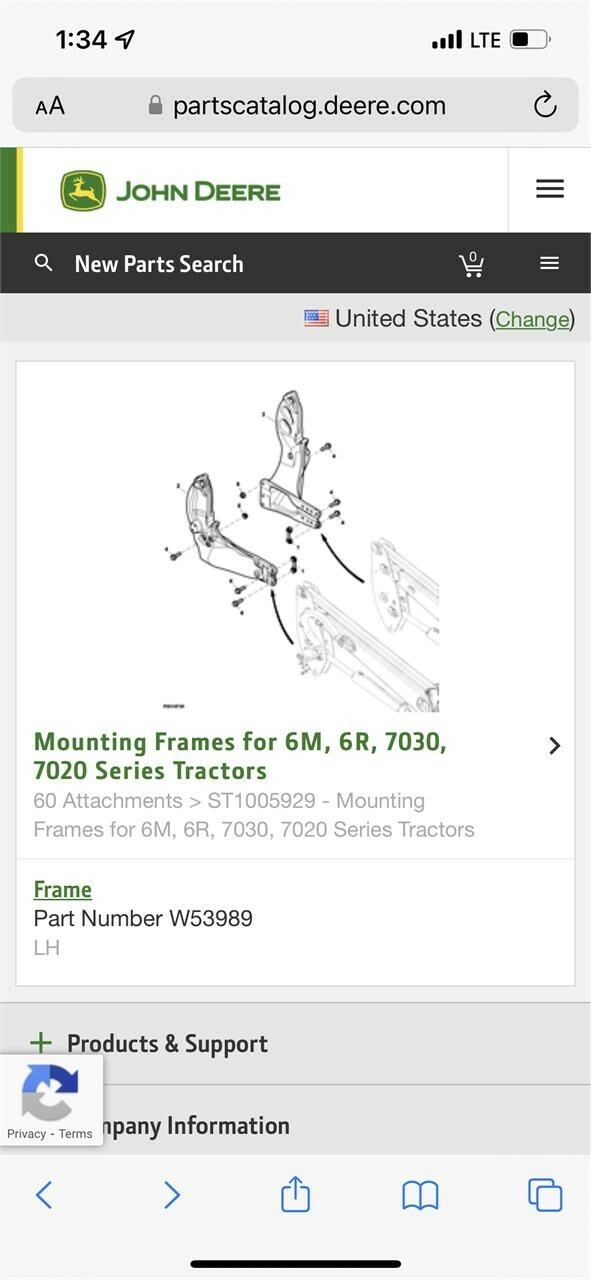  John Deere H480 Front End Loader