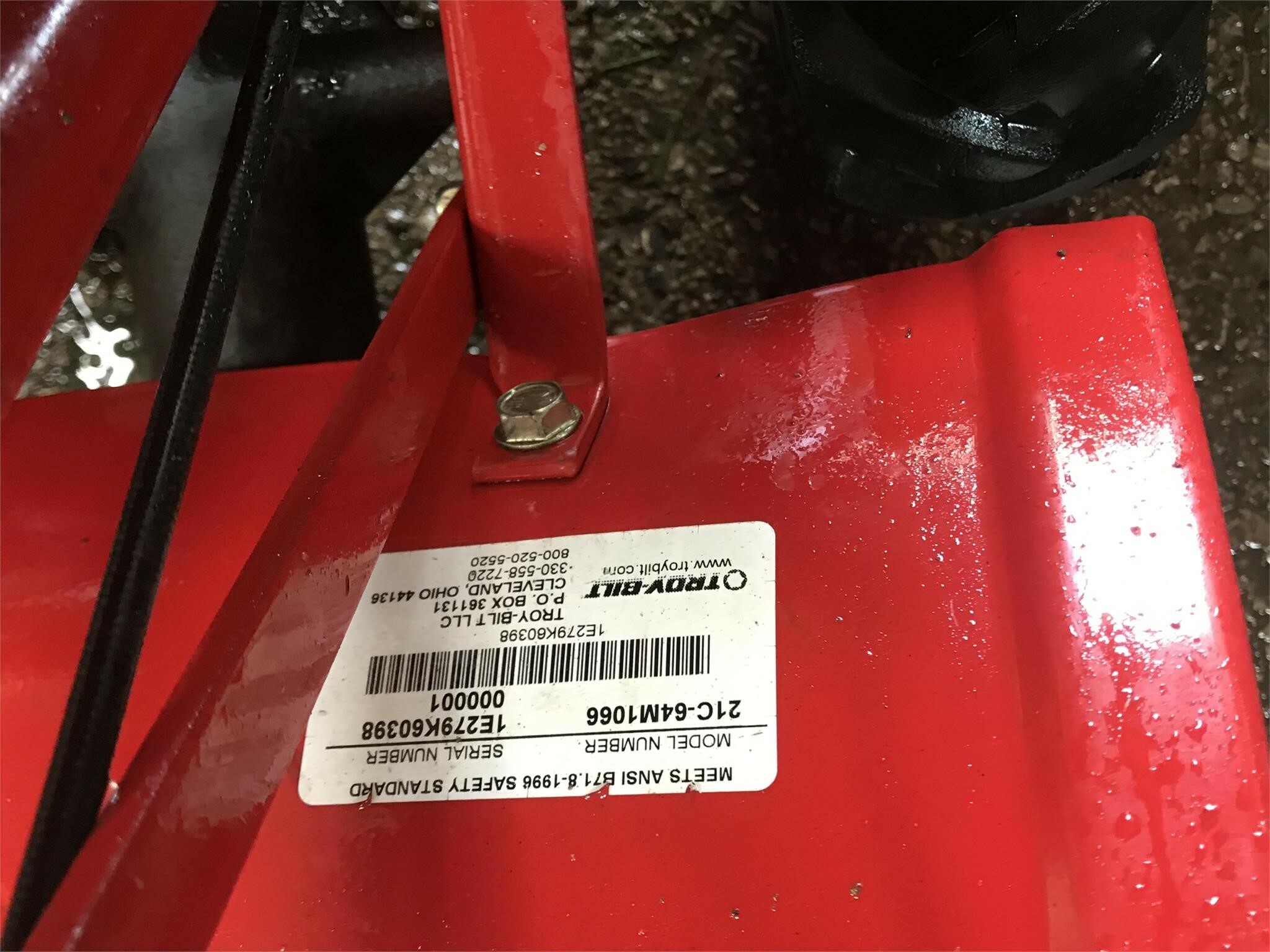  Troy Bilt 21C64M1066 Accessories and Attachment