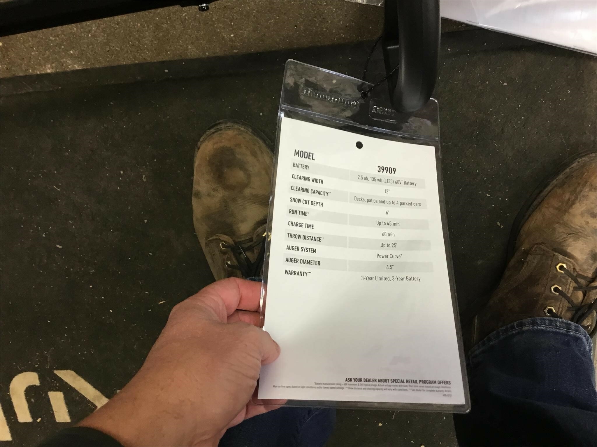 2021 Toro 39909 Snow Blower