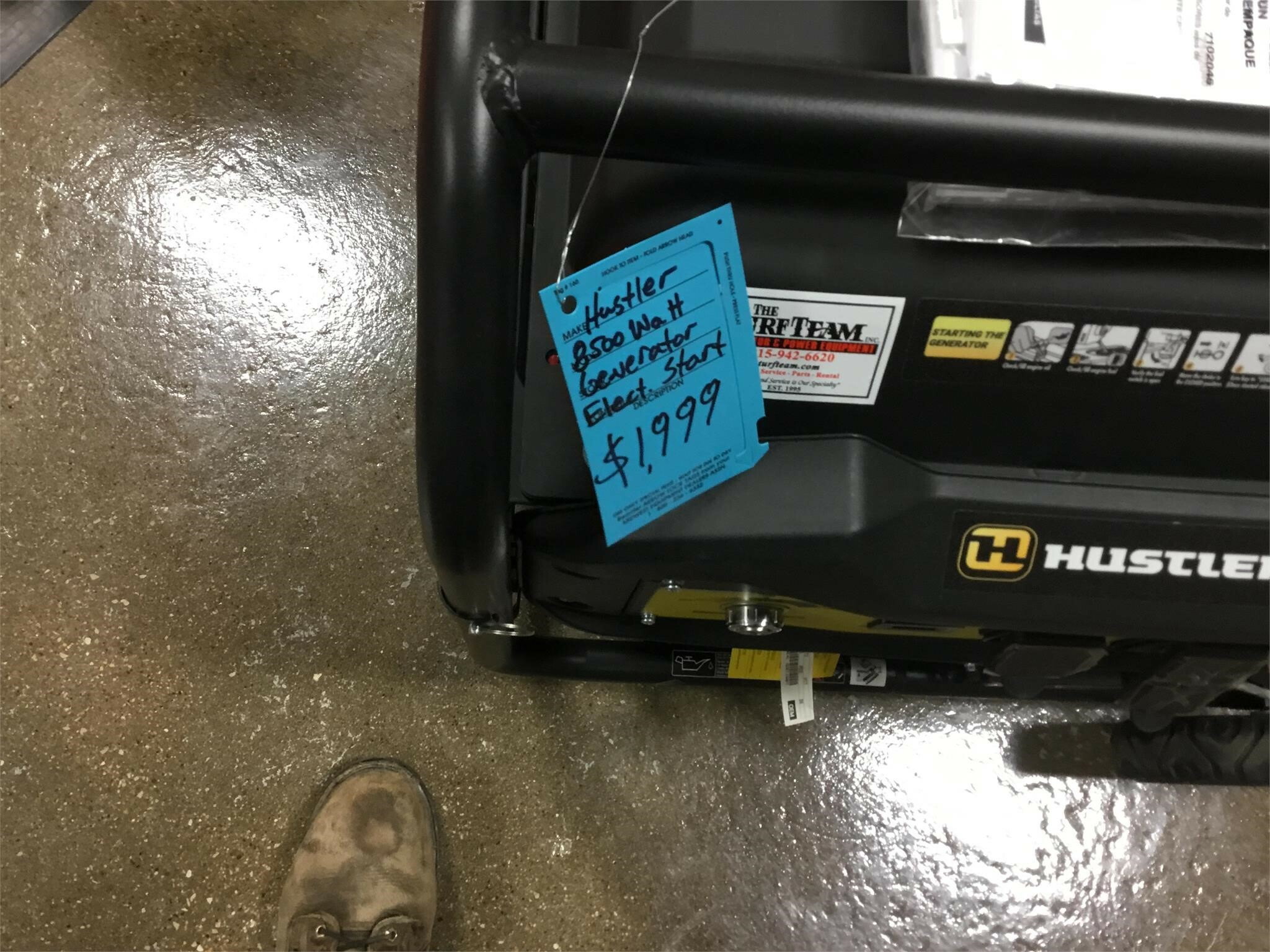 2021 Hustler HPGH8500E Generator