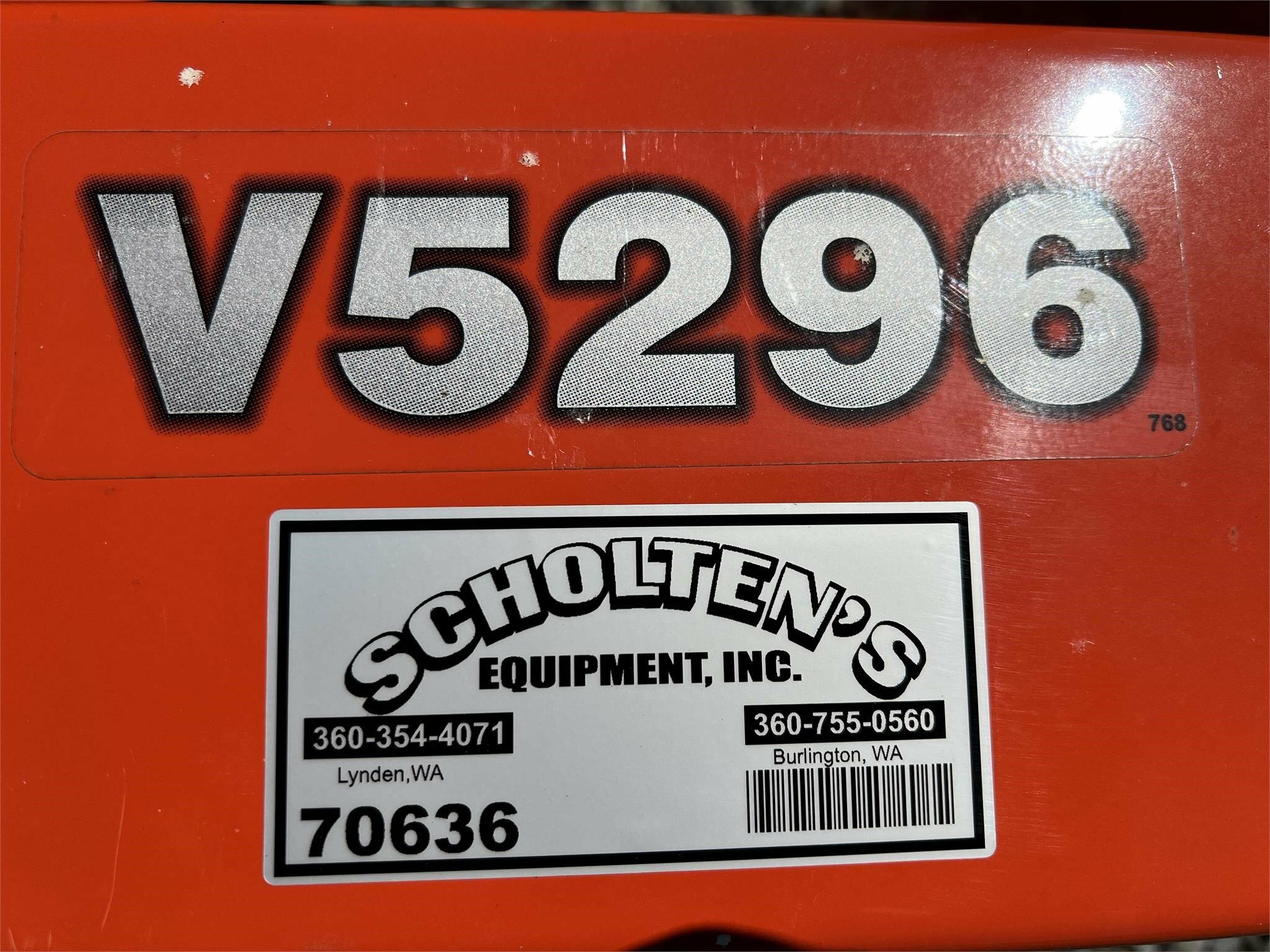 2020 Kubota V5296 Snow Blower 4,150 Machinery Pete