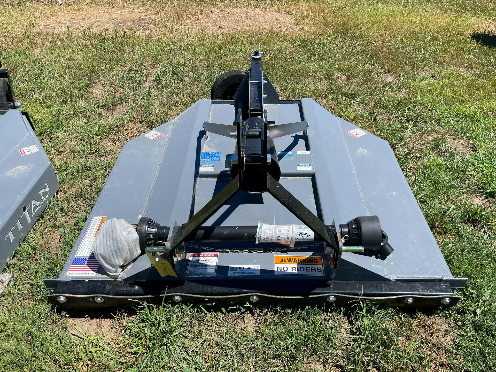 2023 Titan Attachments 1205 Rotary Cutter 1,726 Machinery Pete