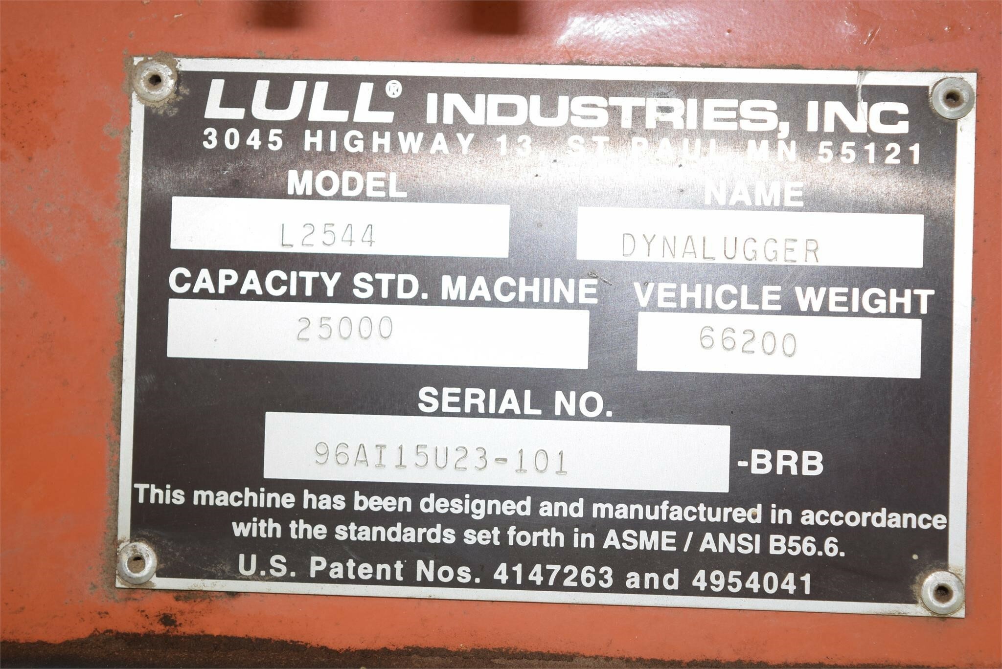  Lull 2544 Forestry and Mining
