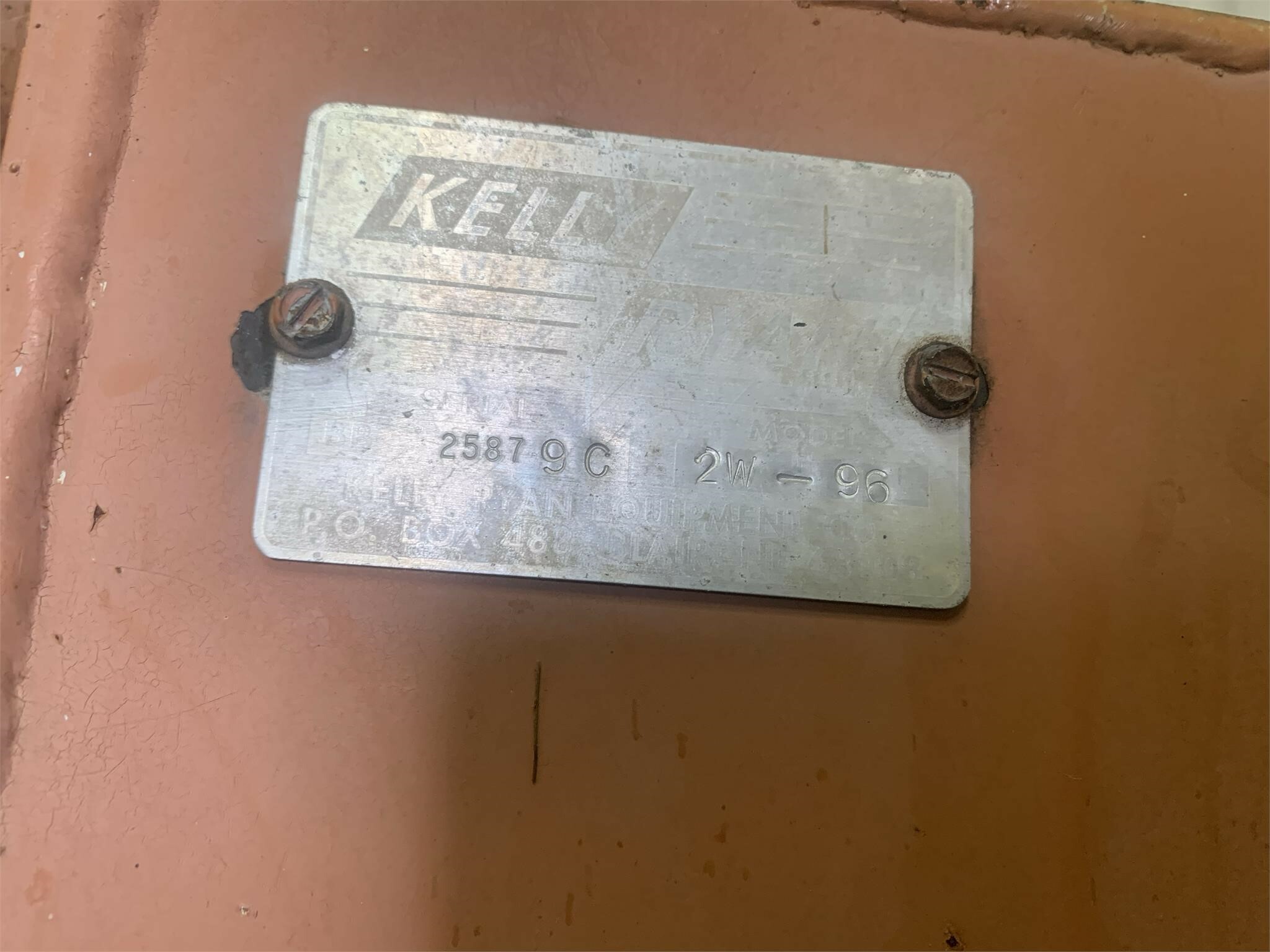  Kelly Ryan 2W96 Bale Wrapper