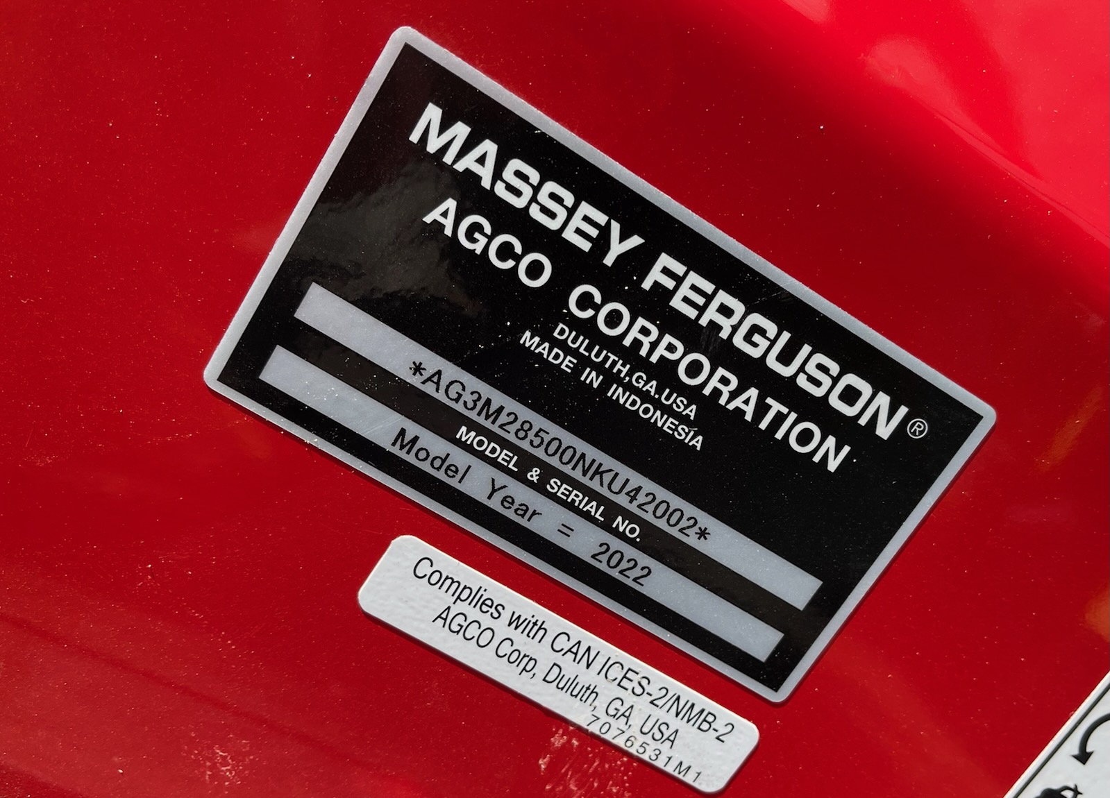 2023 Massey Ferguson 2850E Tractor