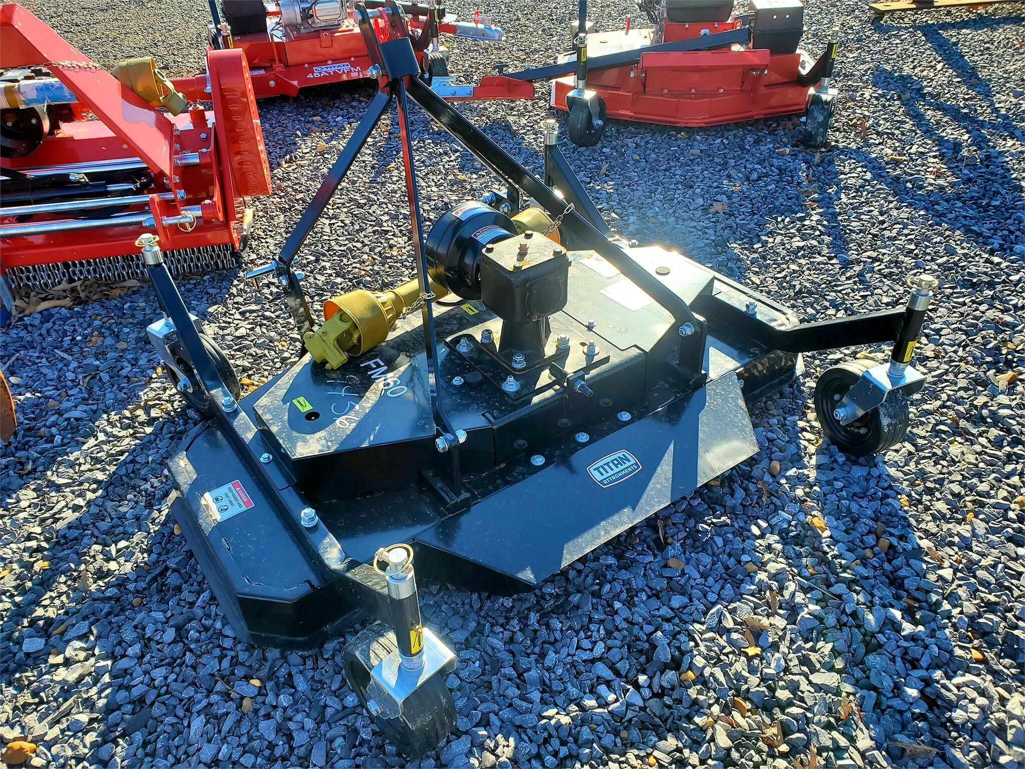 2022 Titan Attachments FM60 Rotary Cutter 1,600 Machinery Pete