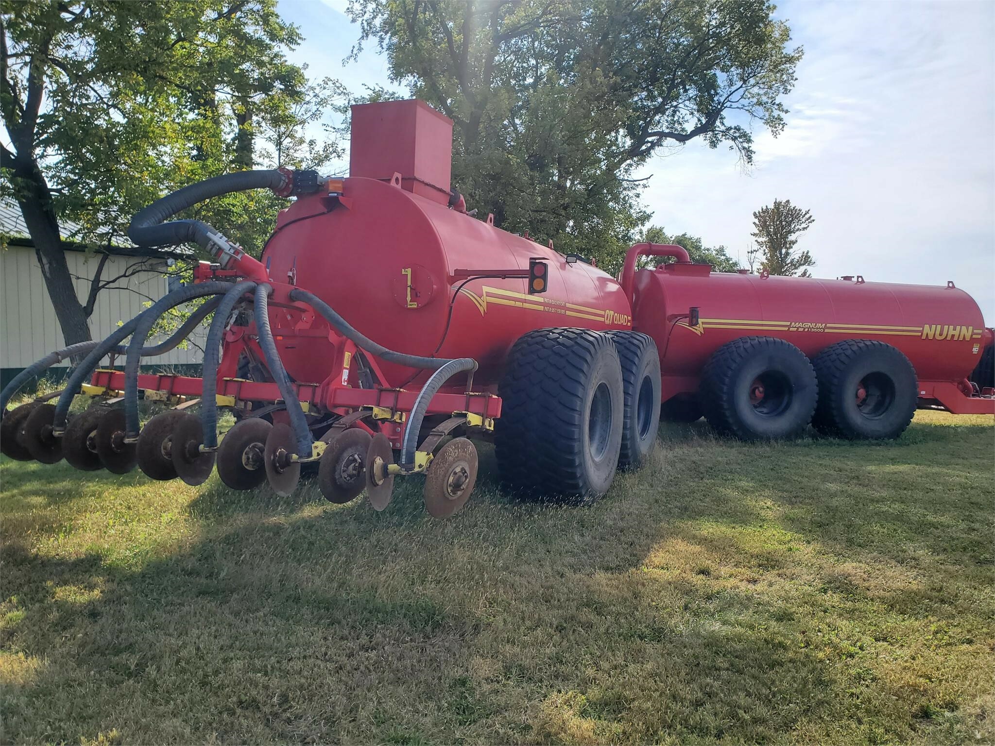 Nuhn Quad Train Manure Spreader Call Machinery Pete