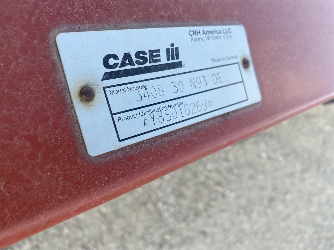  Case IH 3408 Corn Head