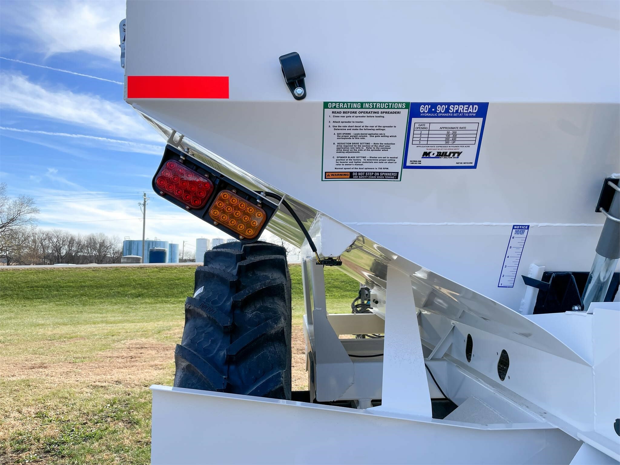 2023 Dalton Ag Products Mobility 800 PullType Fertilizer Spreader