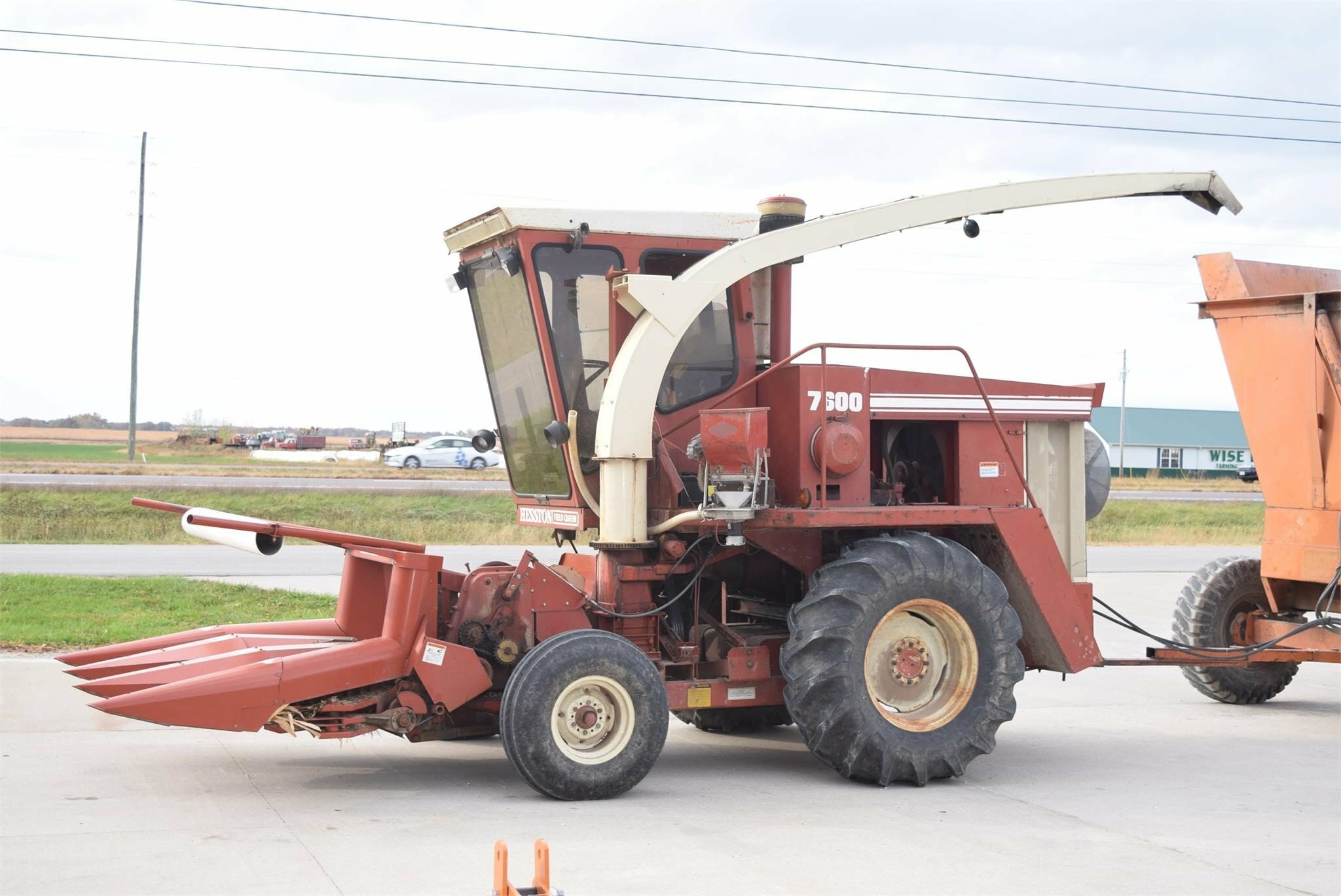 Hesston 7600 SelfPropelled Forage Harvester 17,500 Machinery Pete