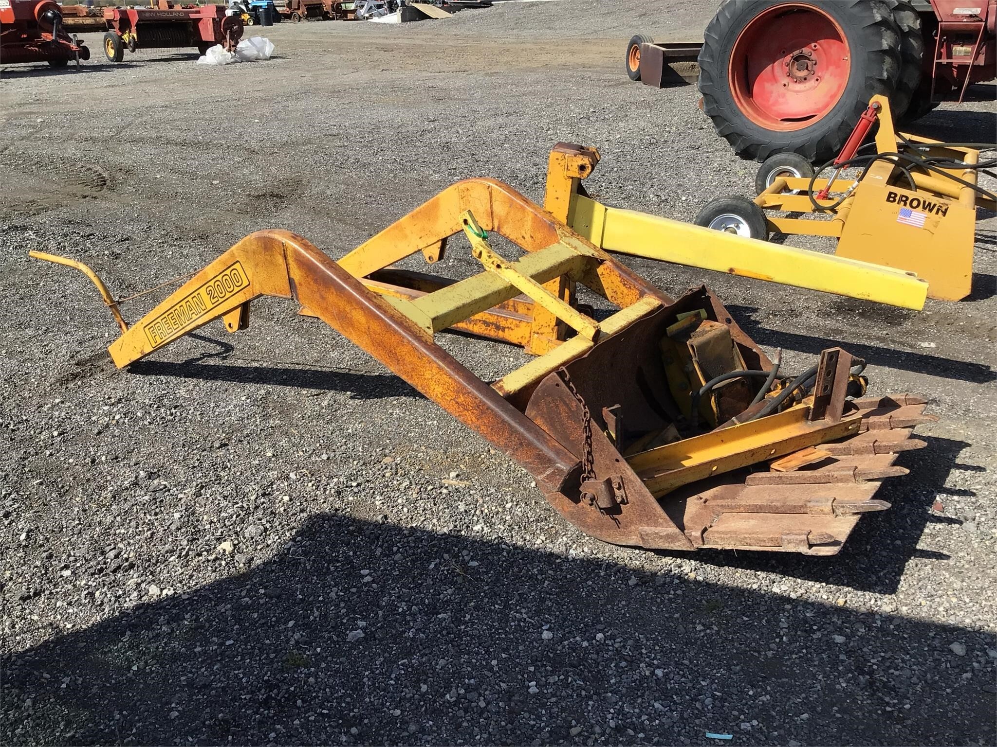  Freeman 2000 Bale Wagons and Trailer