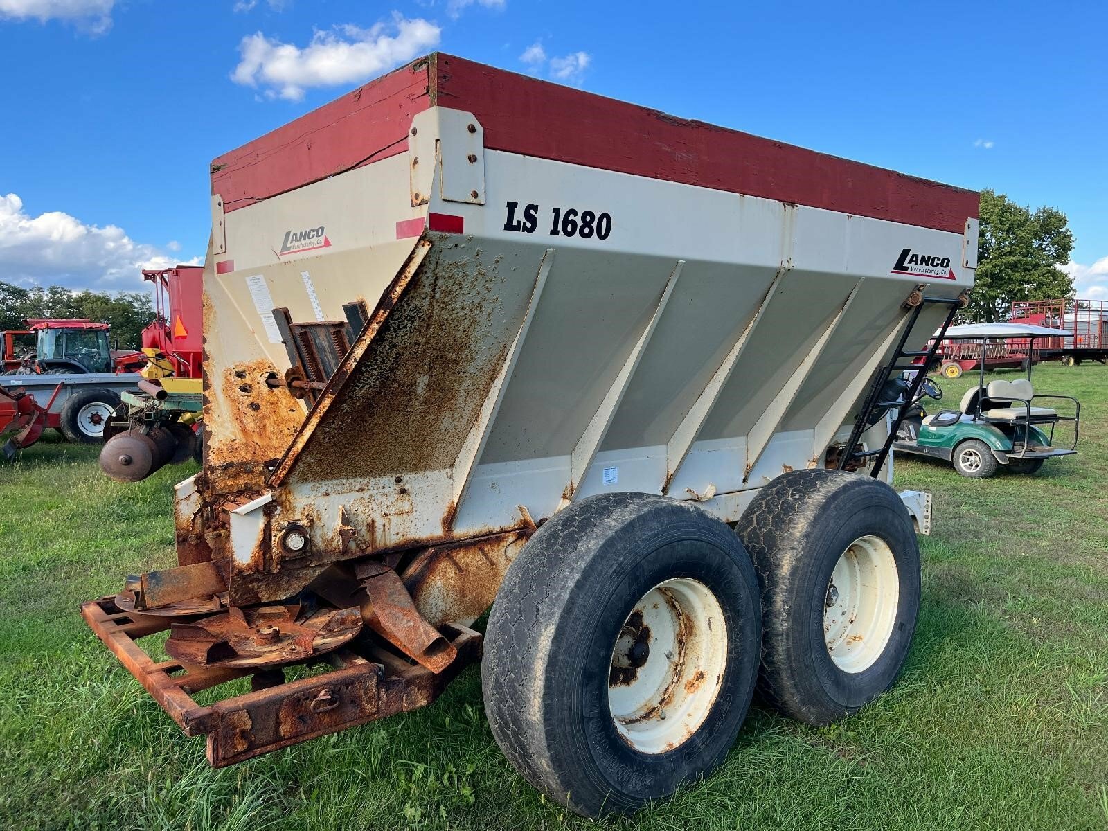 LANCO MFG LS1680 PullType Fertilizer Spreader 9,500 Machinery Pete