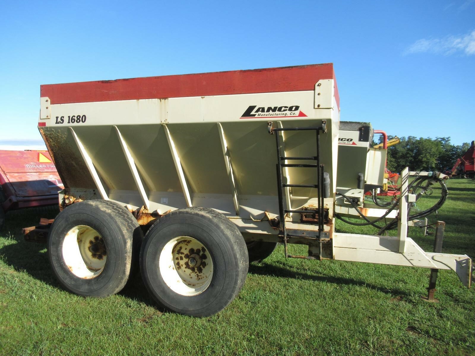 LANCO MFG LS1680 PullType Fertilizer Spreader 9,500 Machinery Pete