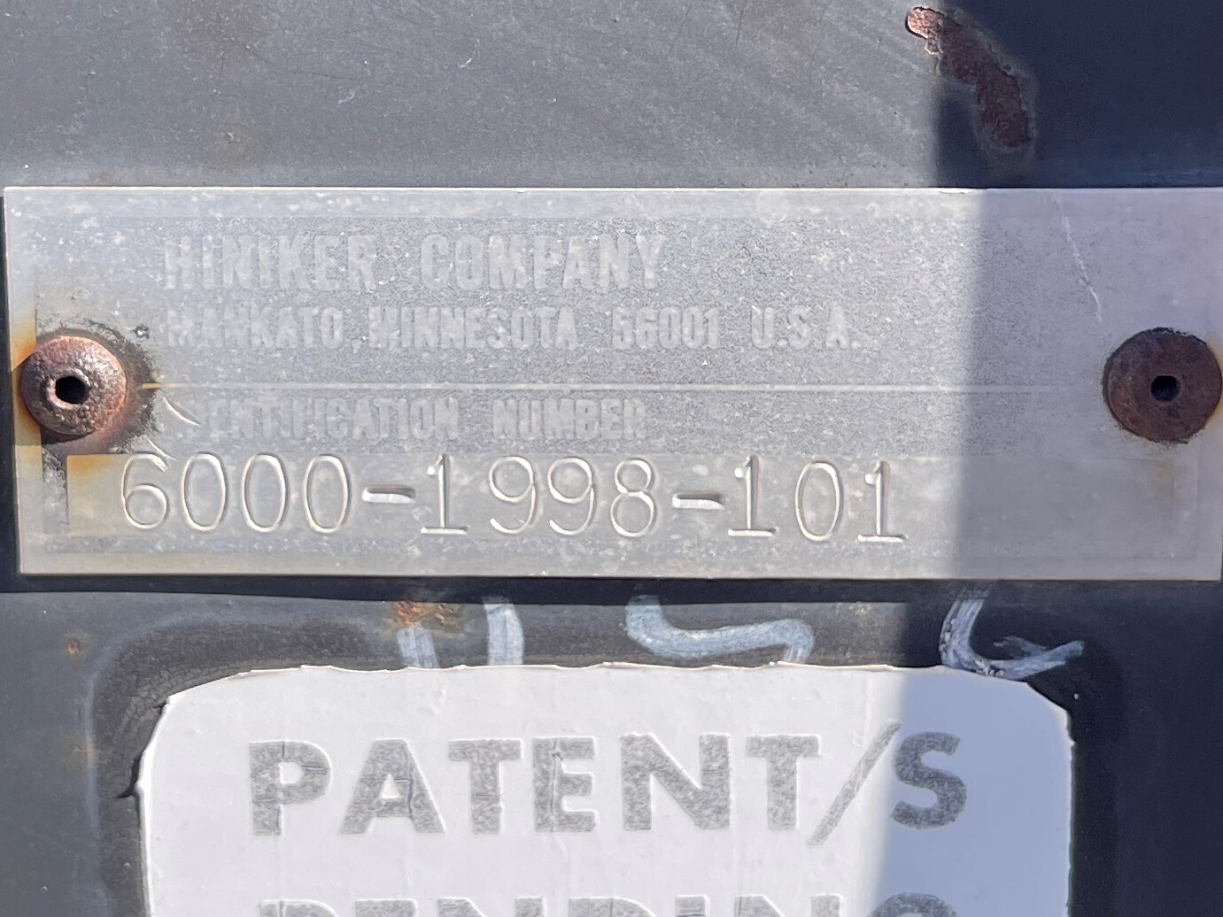 1998 Hiniker 6000 Cultivator