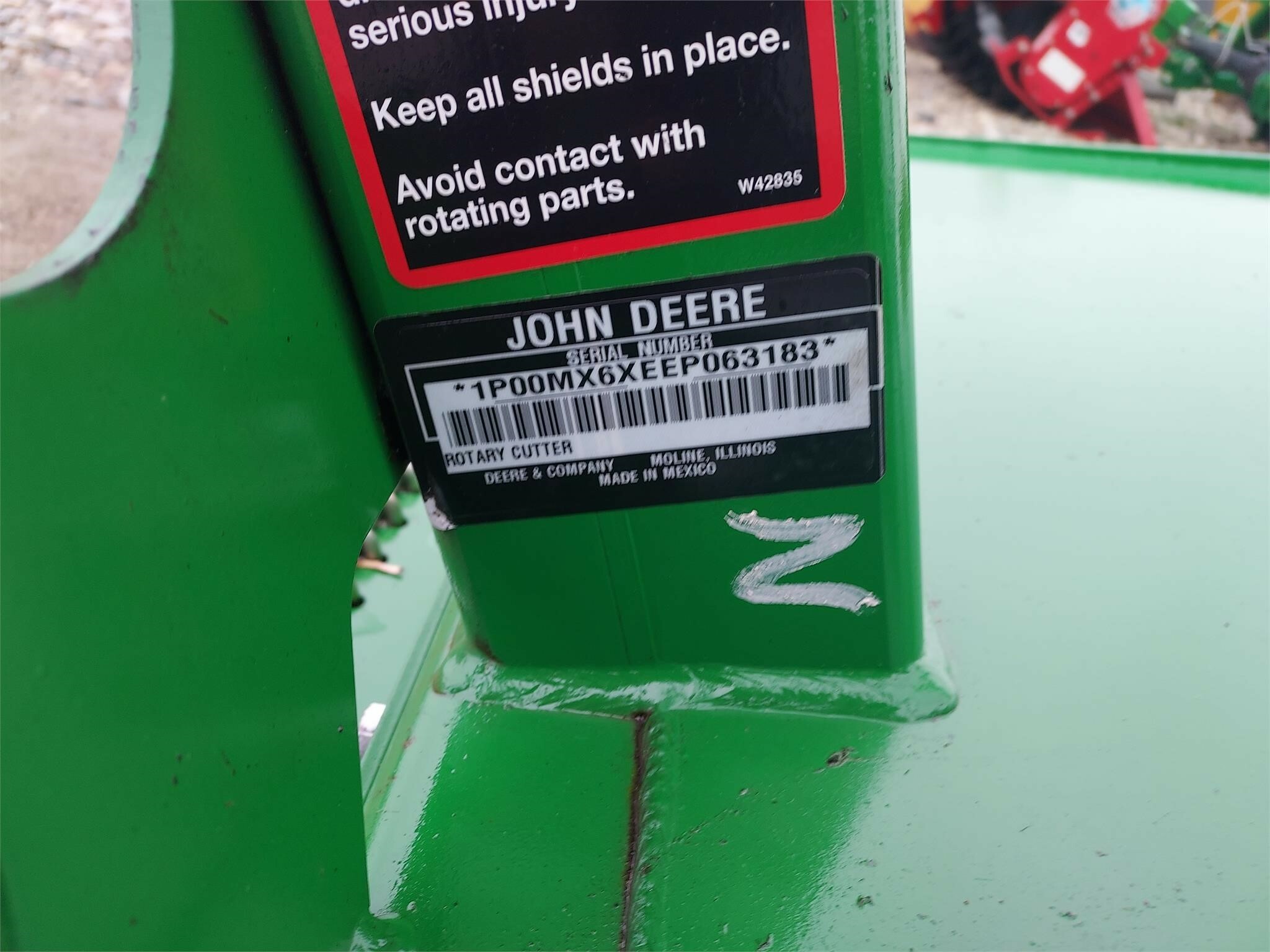 John Deere MX6 Rotary Cutter 6,250 Machinery Pete