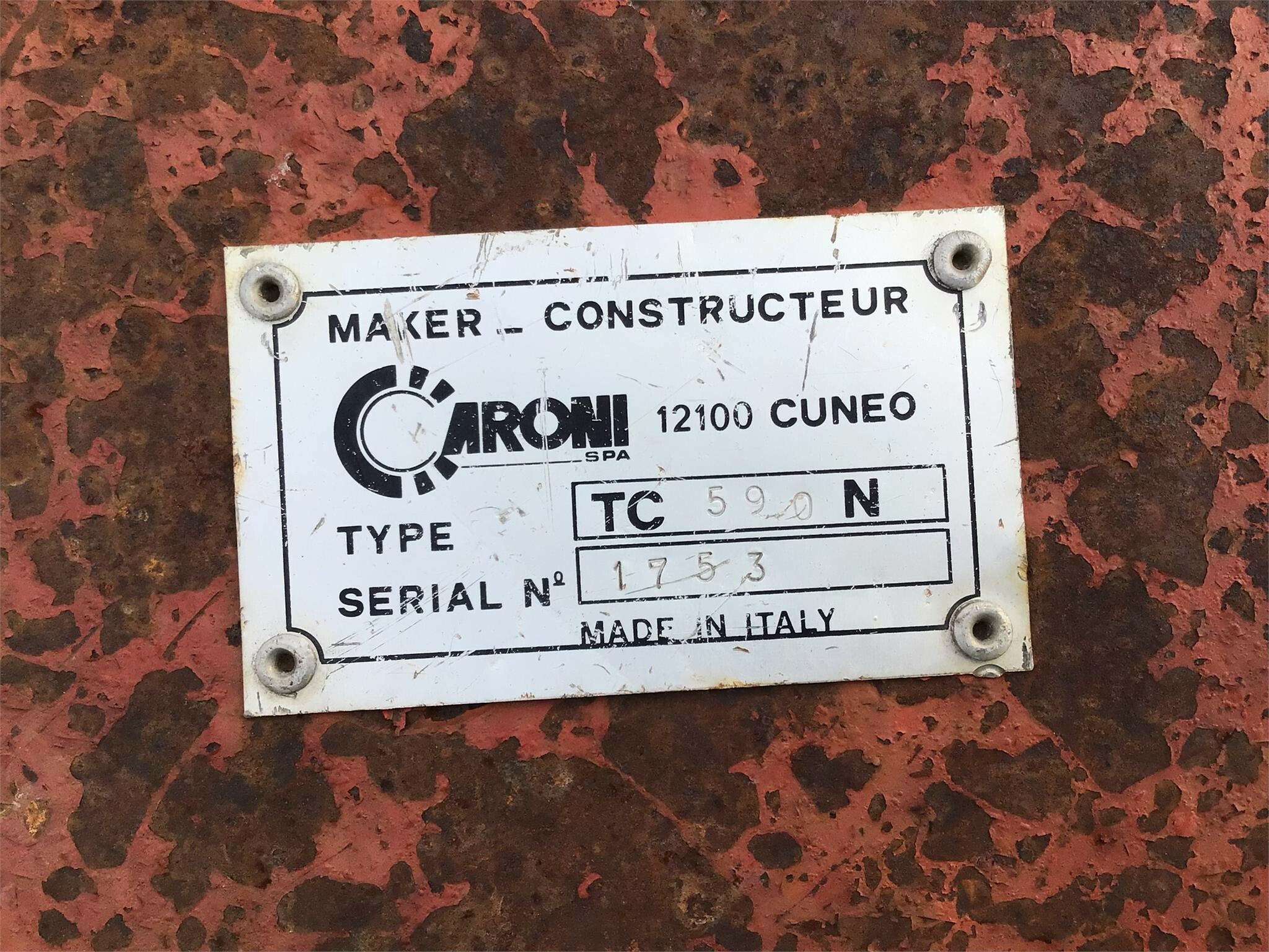  Caroni TC590NSLD Rotary Cutter