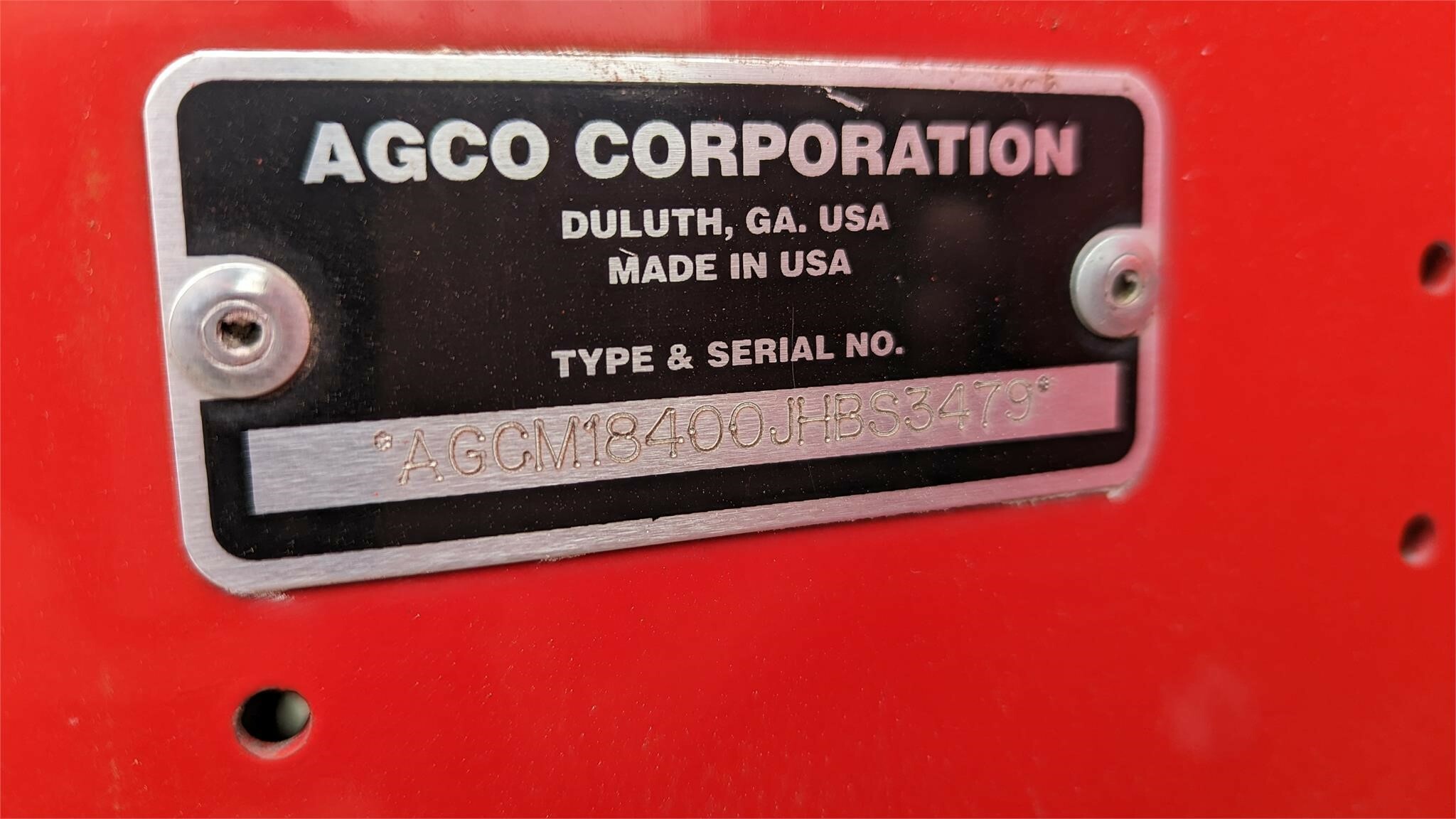 2016 Massey Ferguson 1840 Small Square Baler