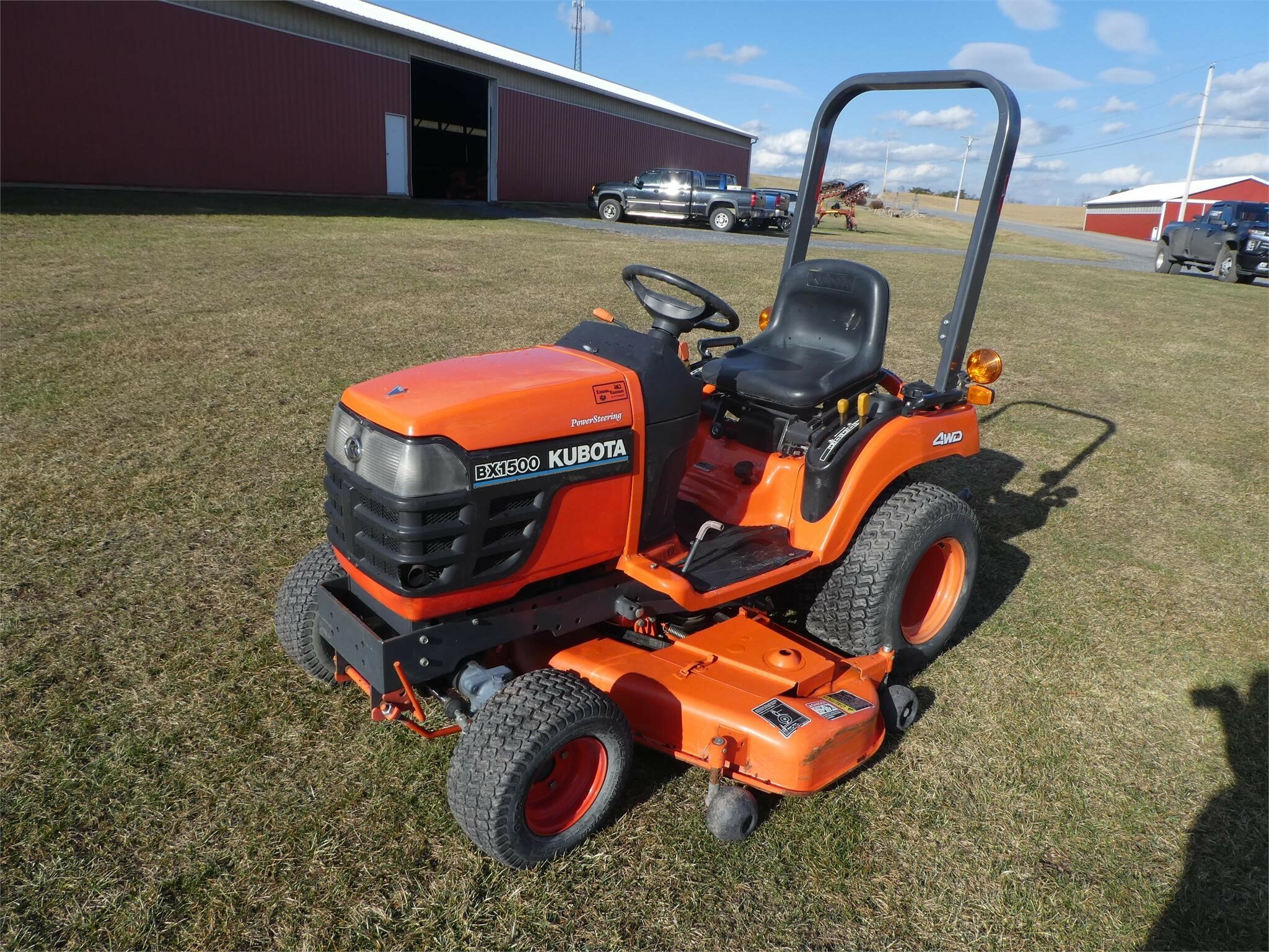 Kubota BX1500 Tractor 5,400 Machinery Pete